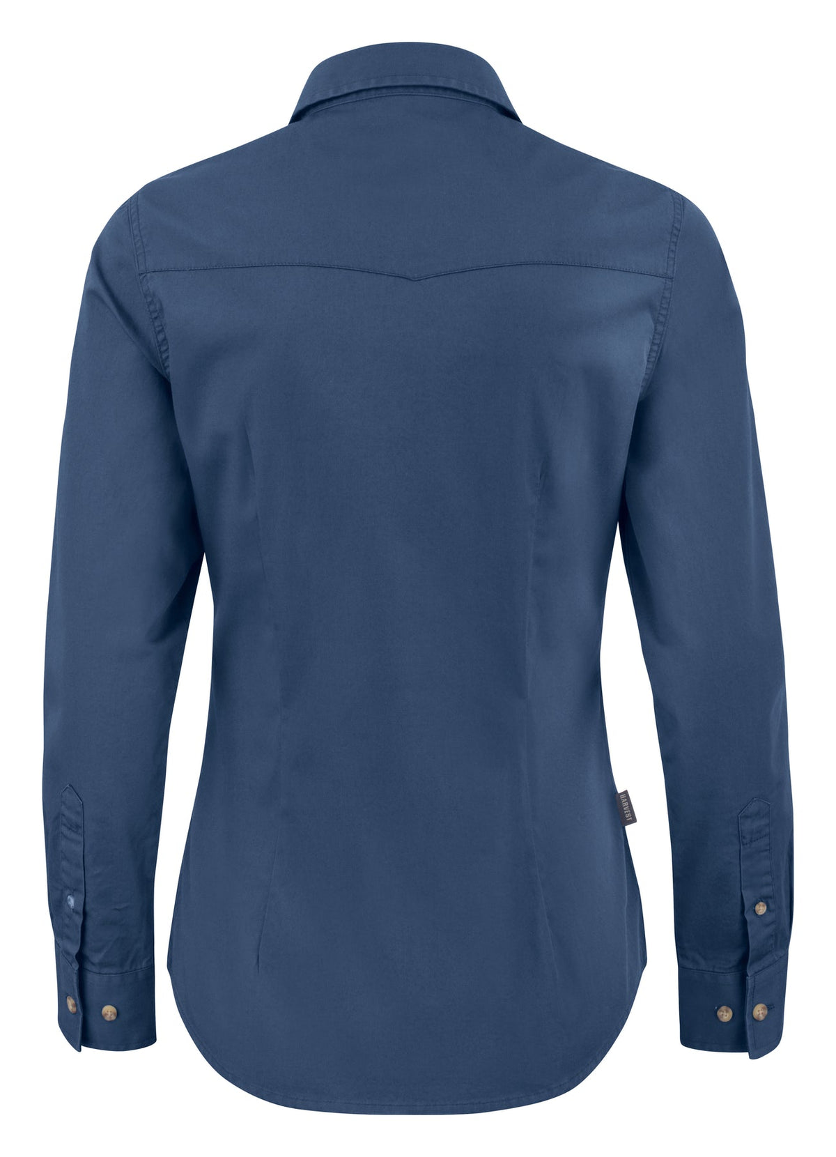 James Harvest Treemore Shirt Ladies Vintage blau, Rückansicht