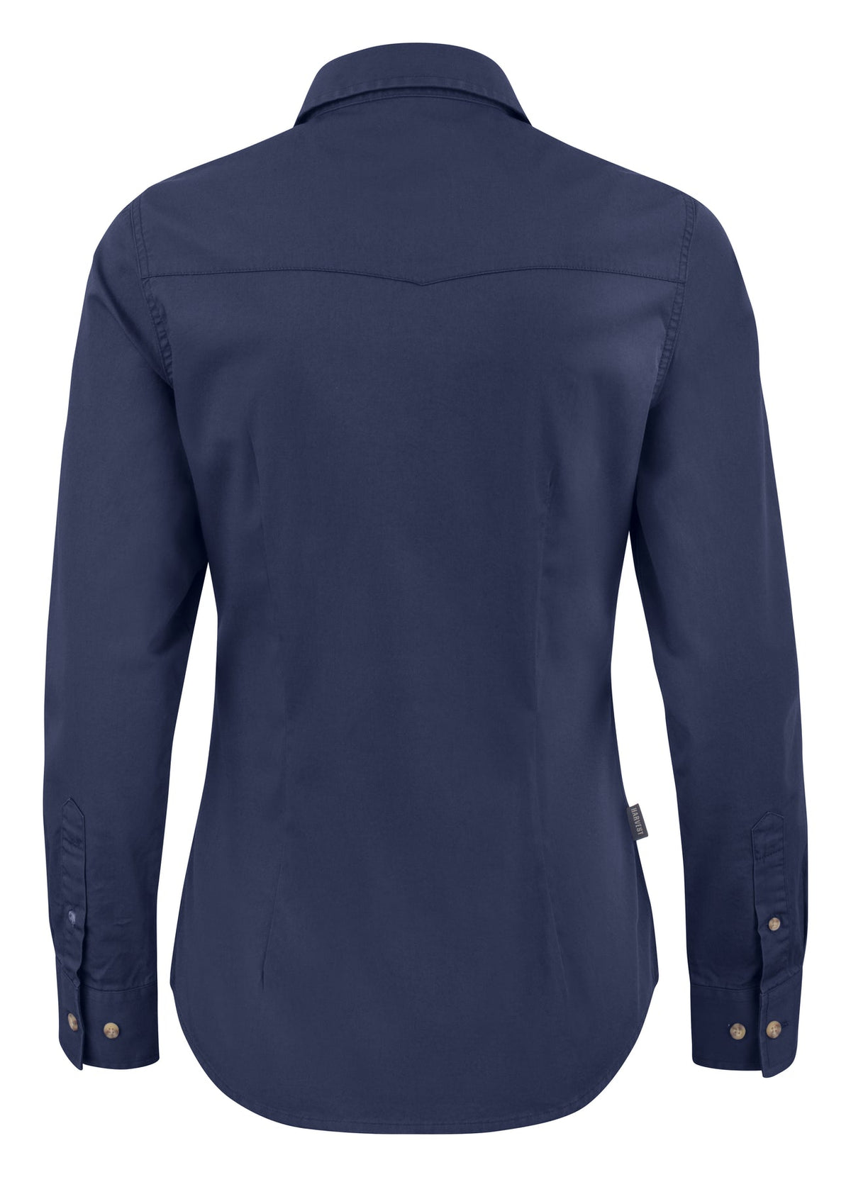 James Harvest Treemore Shirt Ladies Marine, Rückansicht