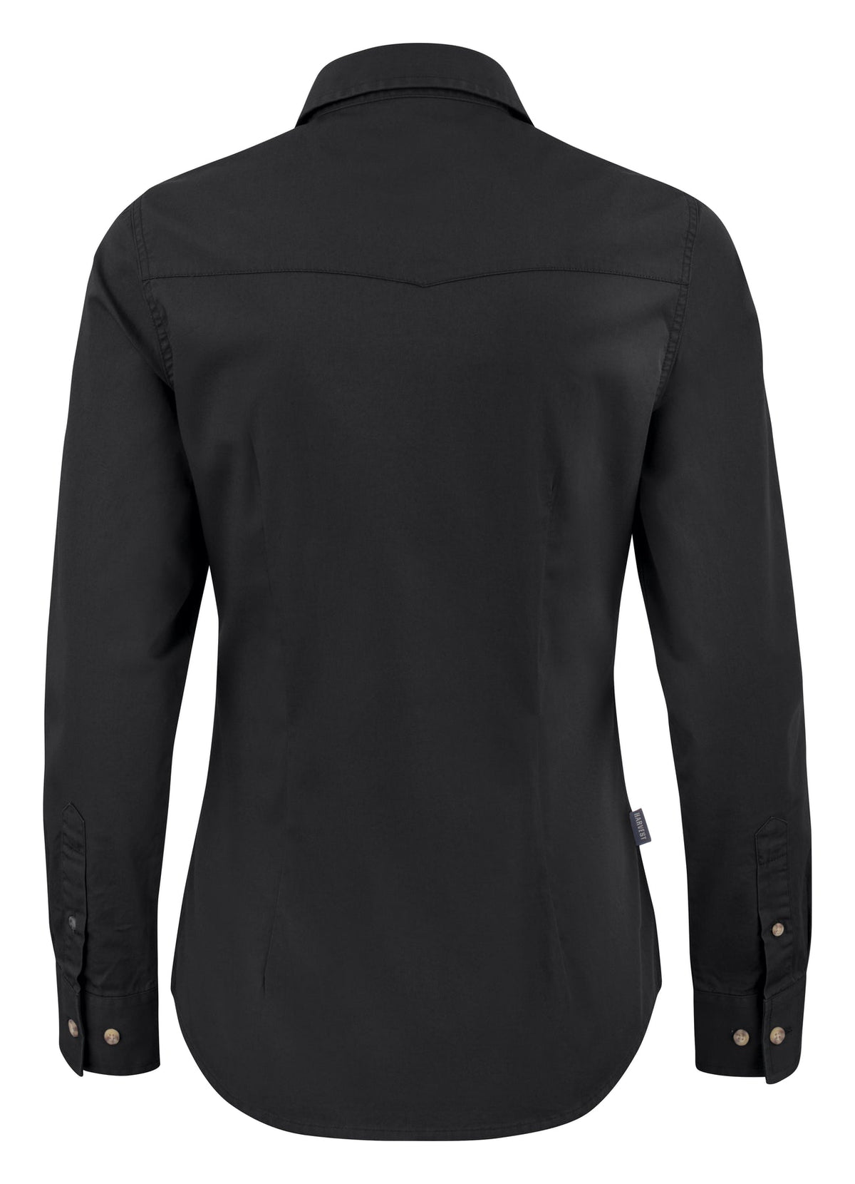 James Harvest Treemore Shirt Ladies Schwarz, Rückansicht