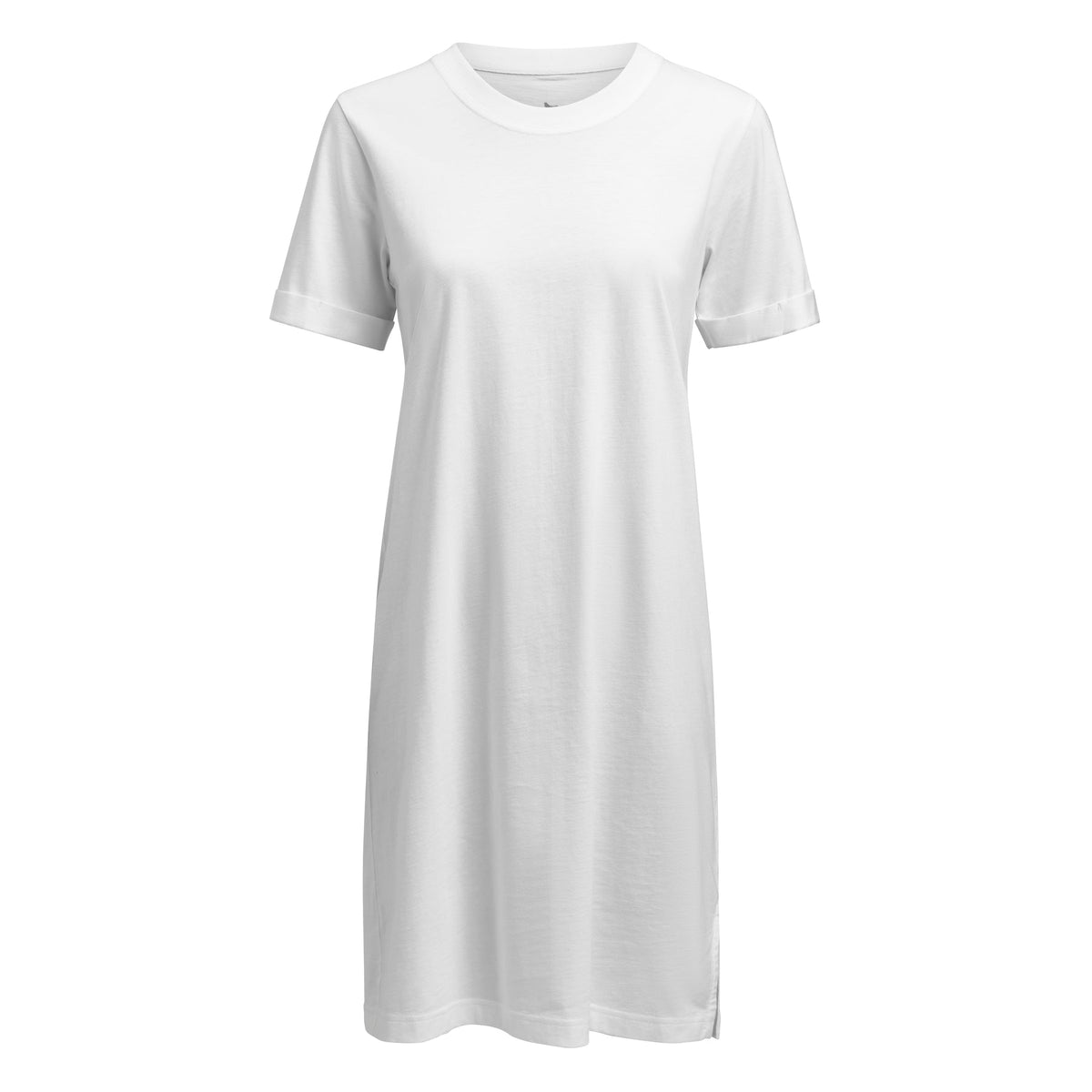 James Harvest American T-shirt Dress Women Weiss, Vorderansicht