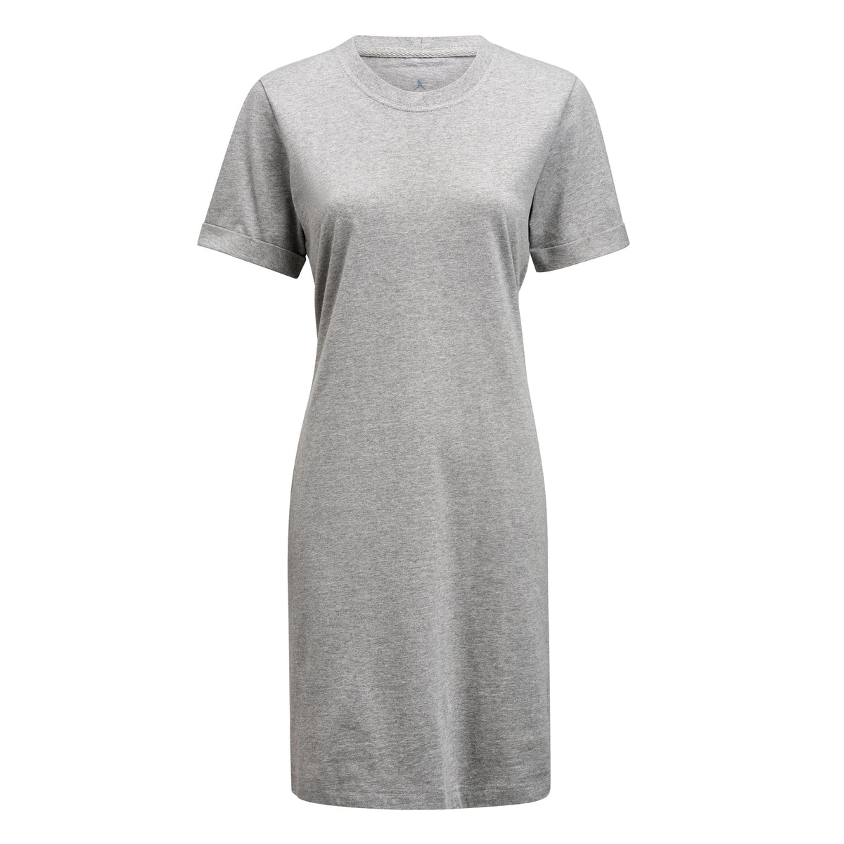 James Harvest American T-shirt Dress Women Hellgraumeliert, Vorderansicht