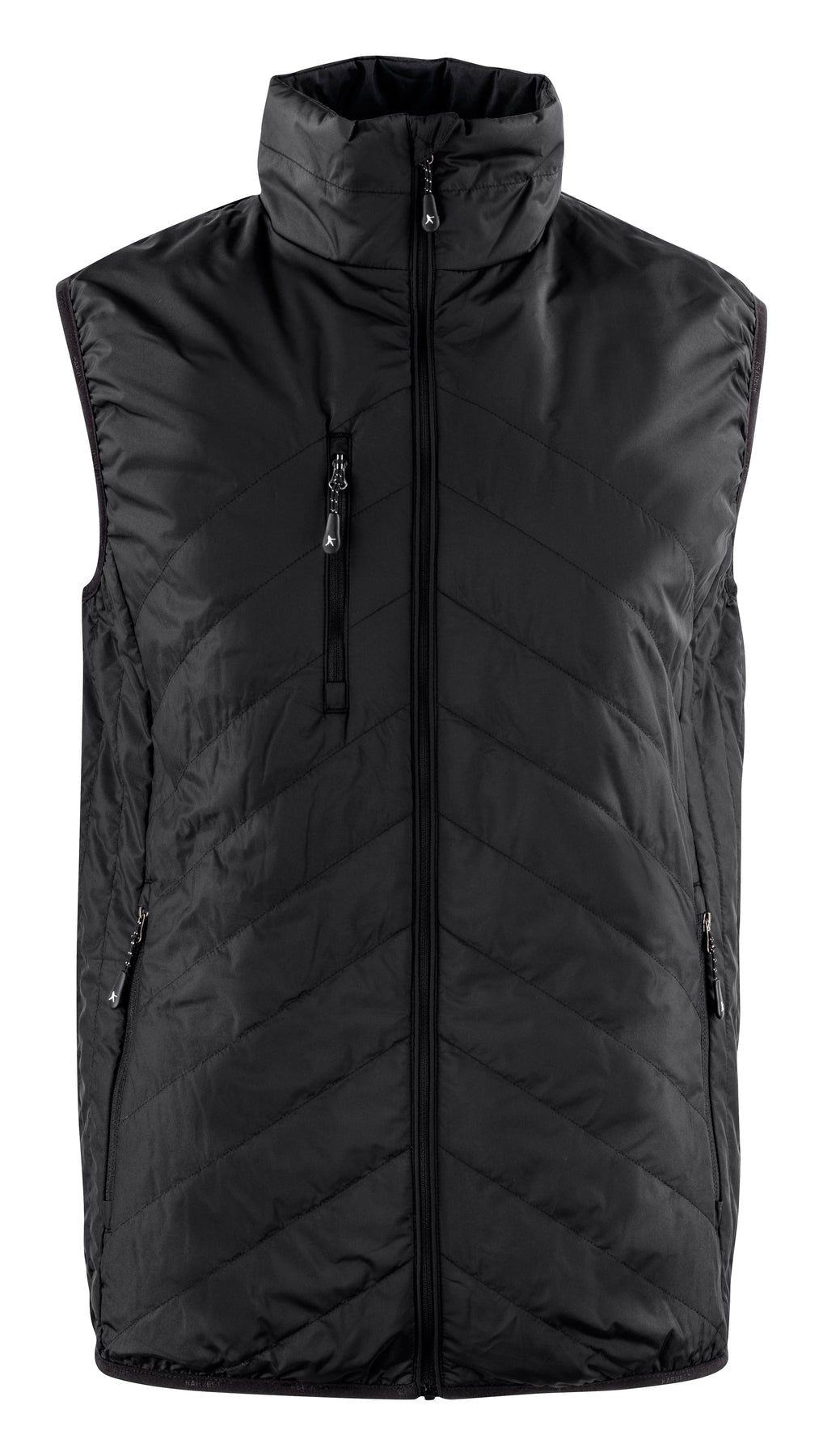 James Harvest Deer Ridge Vest Schwarz, Vorderansicht