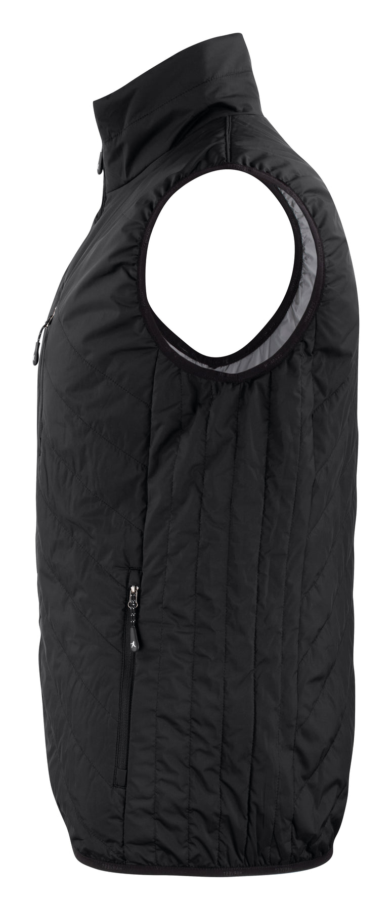 James Harvest Deer Ridge Vest Schwarz, Seitenansicht links