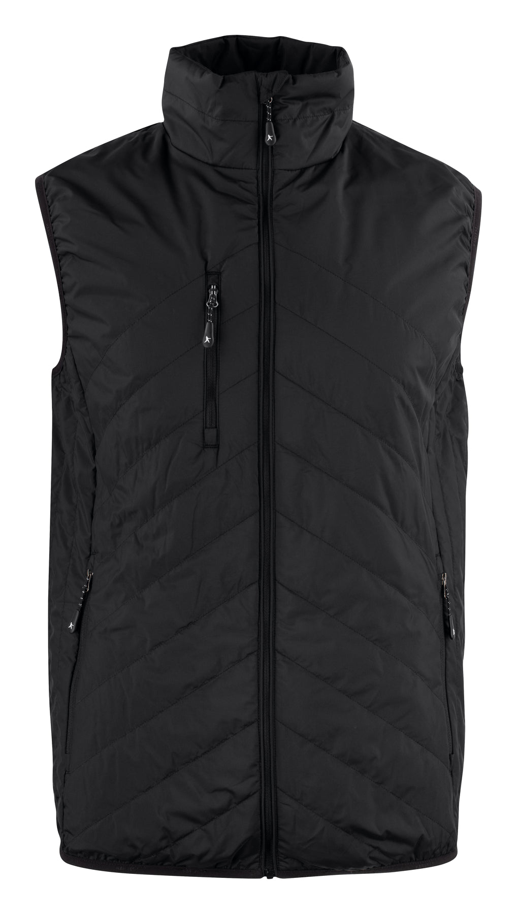 James Harvest Deer Ridge Vest Schwarz, Vorderansicht