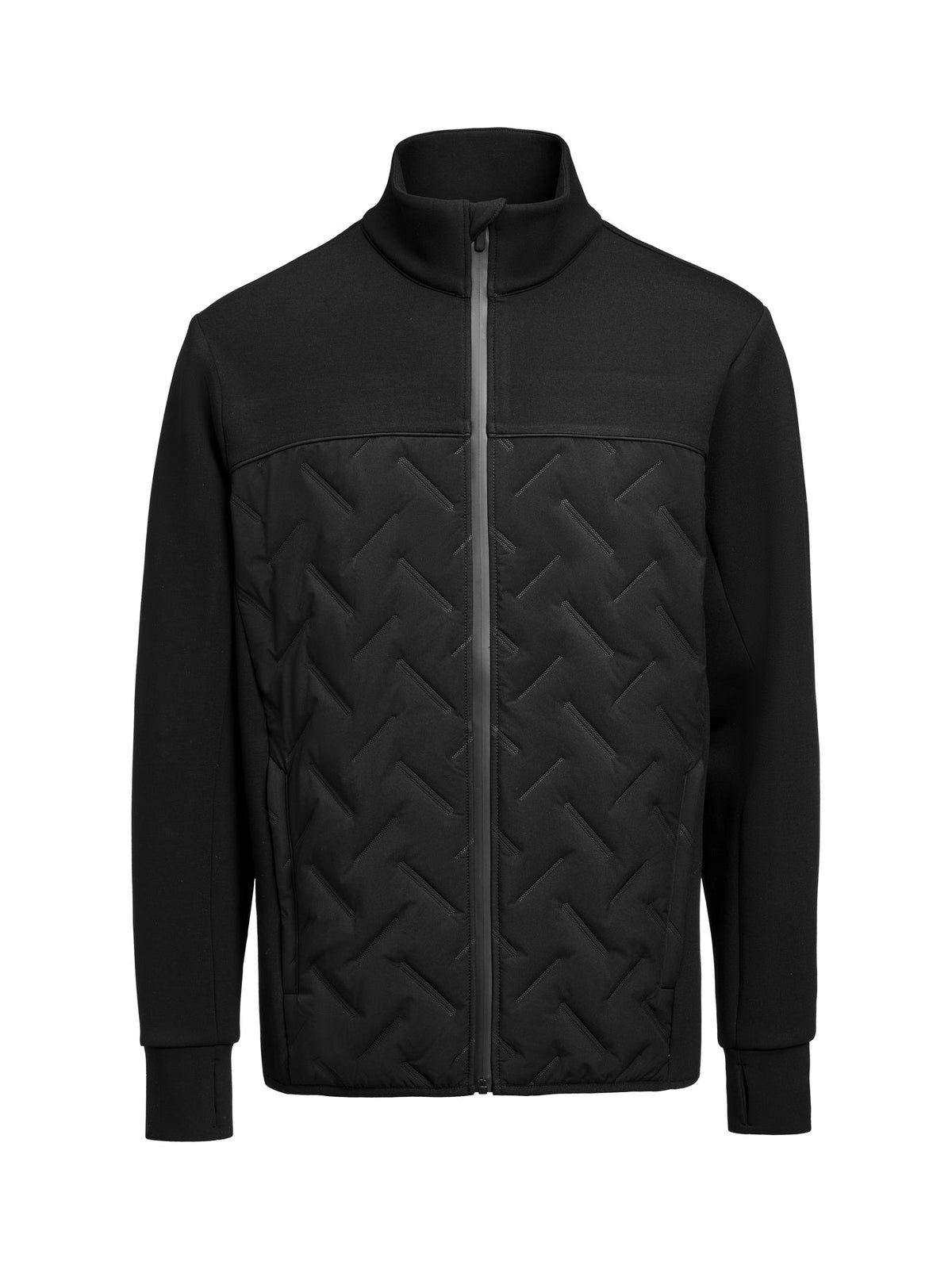 James Harvest Montana Hybrid Motion Jacket Schwarz, Vorderansicht