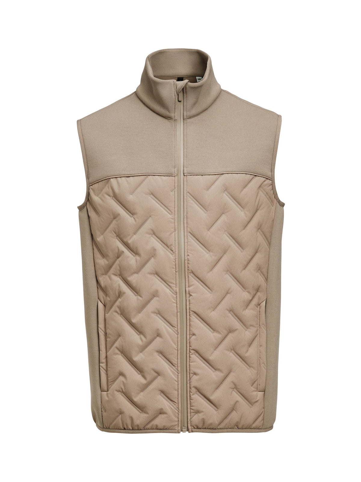 James Harvest Montana Hybrid Motion Vest Walnuss, Vorderansicht