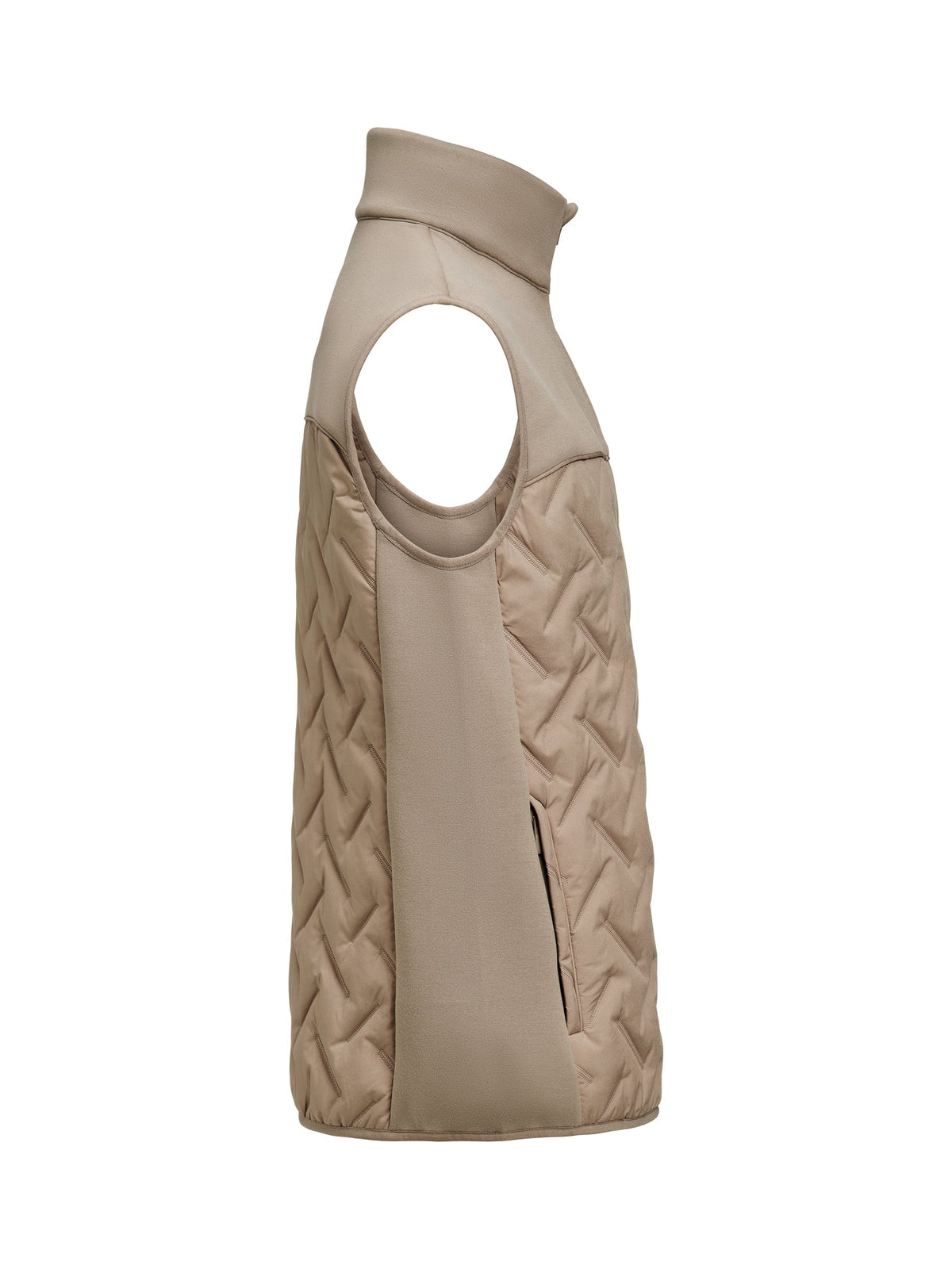 James Harvest Montana Hybrid Motion Vest Walnuss, Seitenansicht rechts