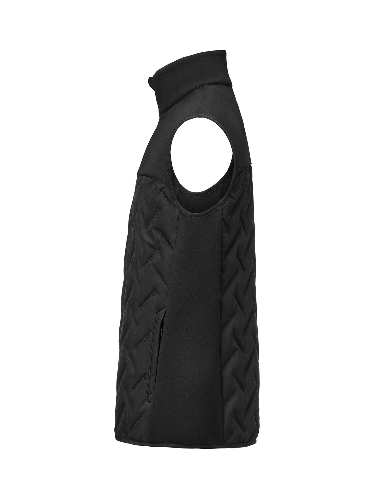 James Harvest Montana Hybrid Motion Vest Schwarz, Seitenansicht links