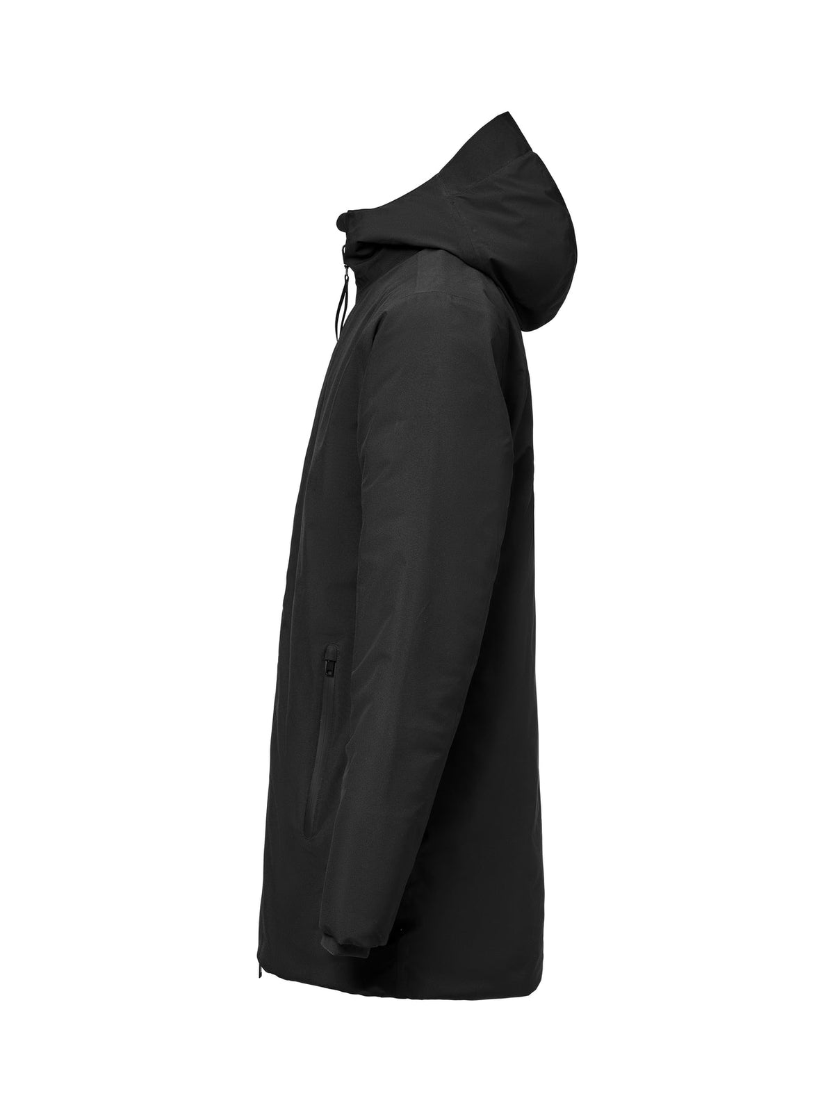 James Harvest Montana Parka Schwarz, Seitenansicht links