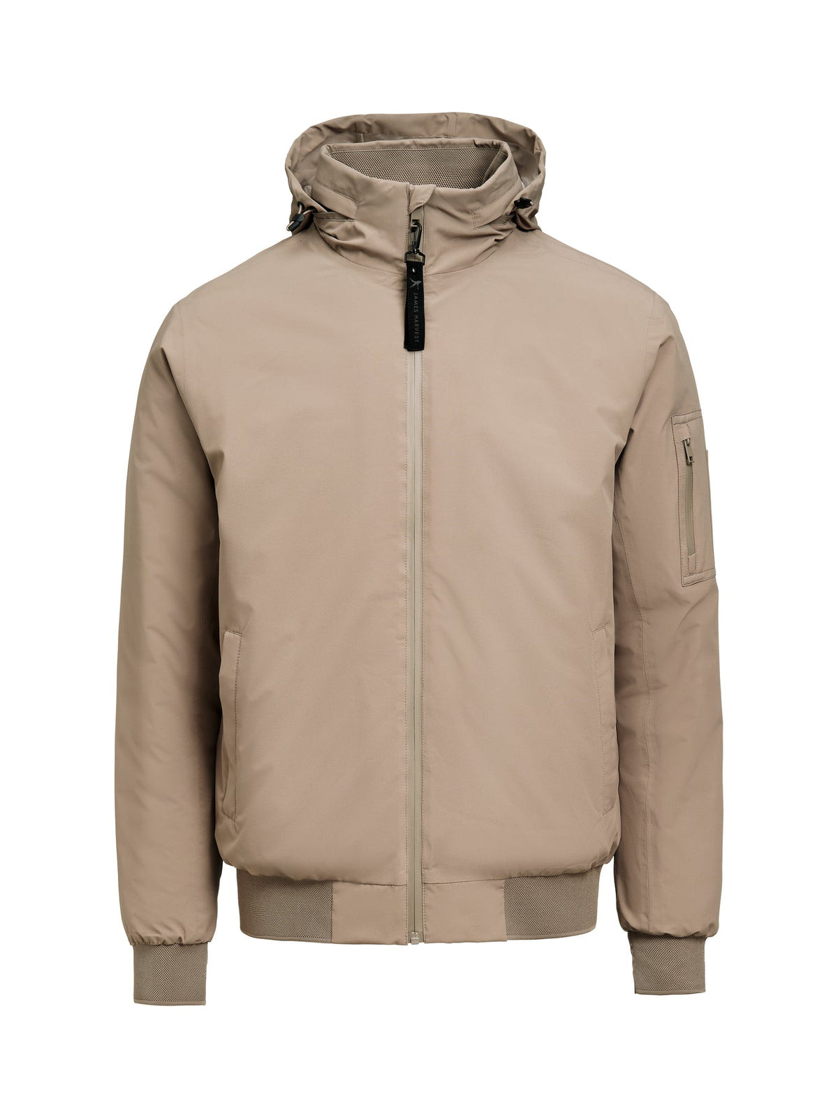 James Harvest Montana Bomberjacket Walnuss, Vorderansicht
