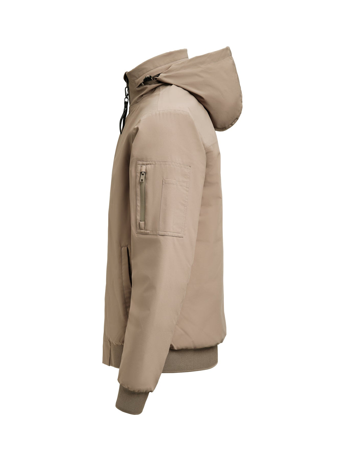 James Harvest Montana Bomberjacket Walnuss, Seitenansicht links