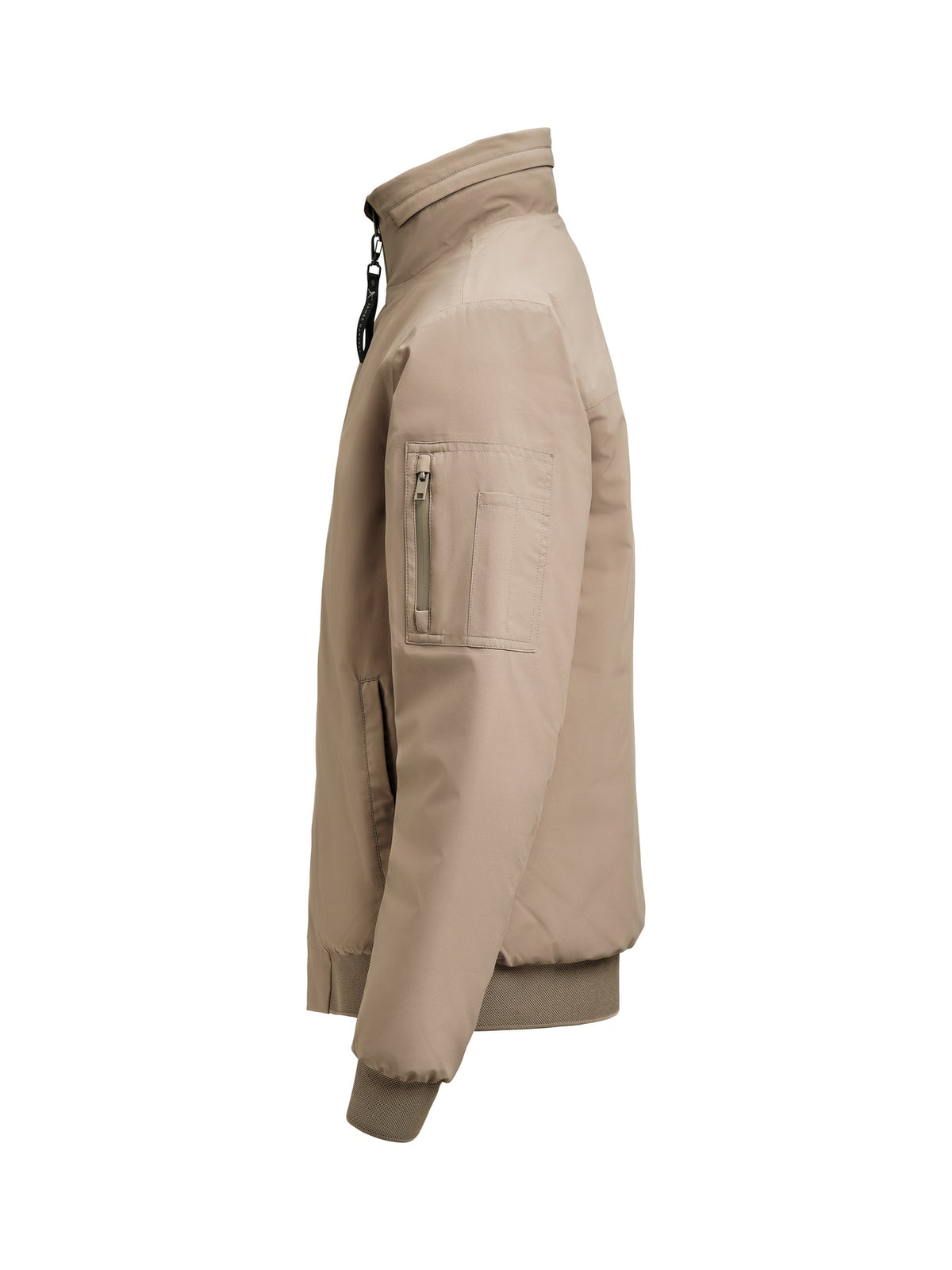 James Harvest Montana Bomberjacket Walnuss, Seitenansicht links