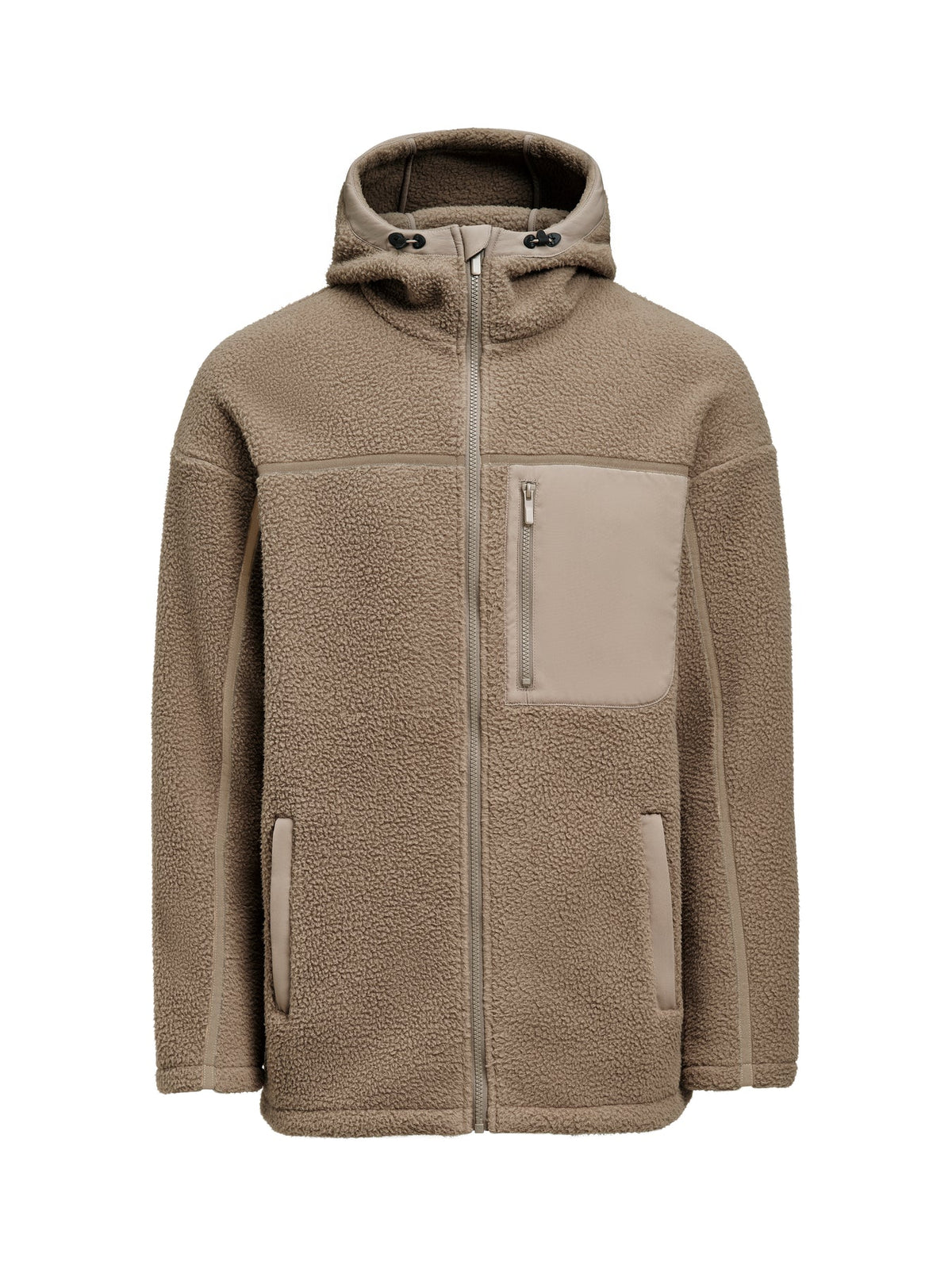 James Harvest Montana Pile Fleece Walnuss, Vorderansicht