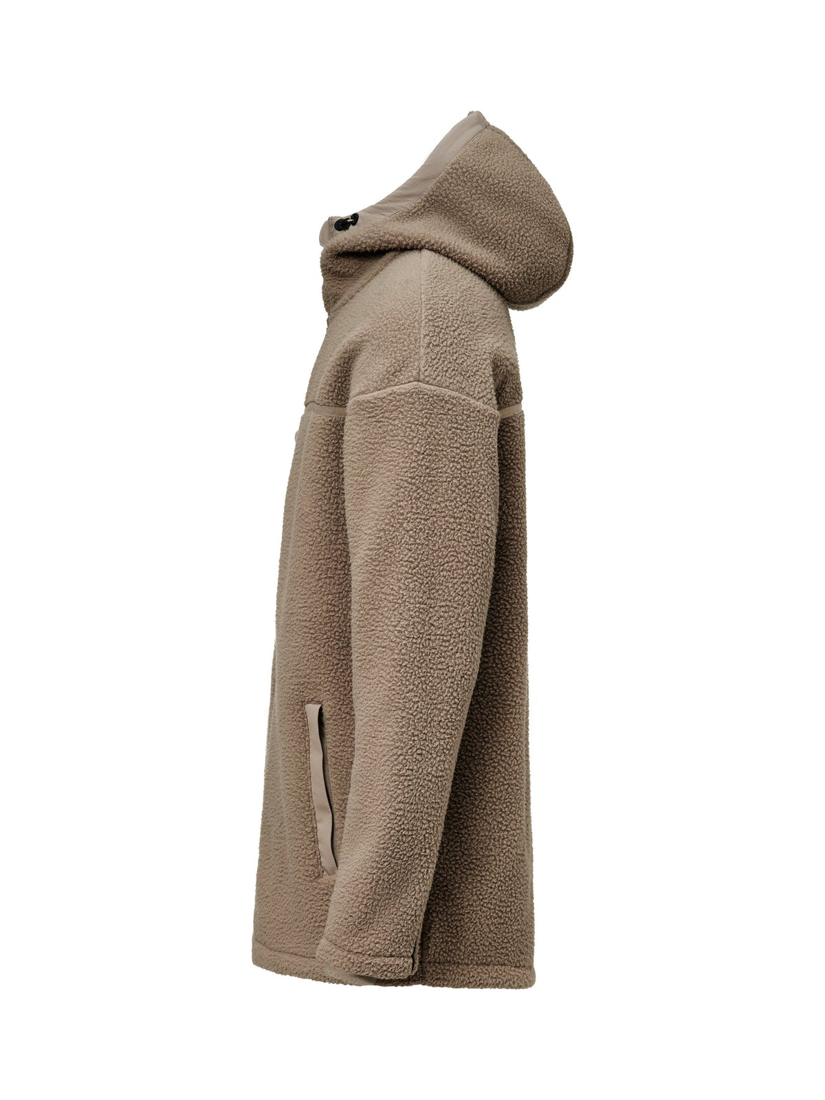 James Harvest Montana Pile Fleece Walnuss, Seitenansicht links