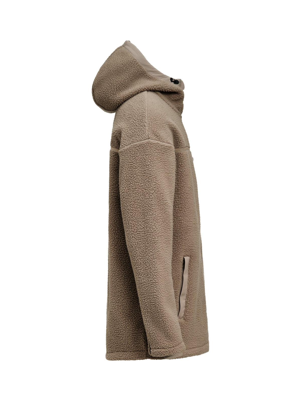 James Harvest Montana Pile Fleece Walnuss, Seitenansicht rechts