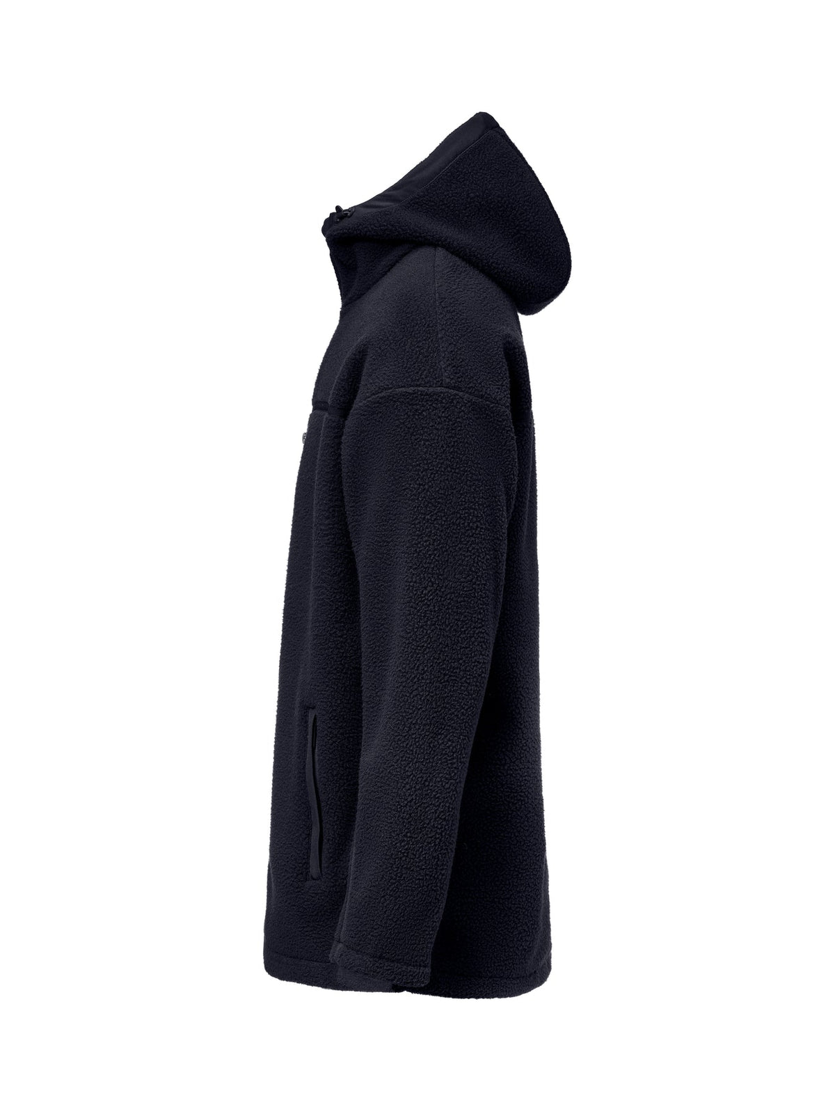 James Harvest Montana Pile Fleece Marine, Seitenansicht links
