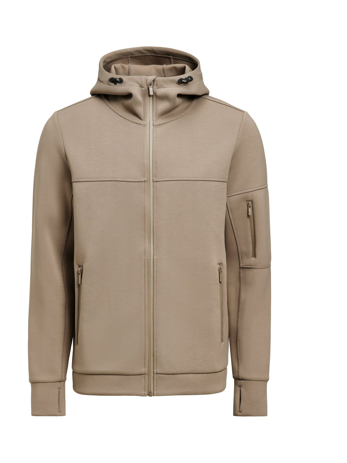 James Harvest Montana Midlayer Walnuss, Vorderansicht