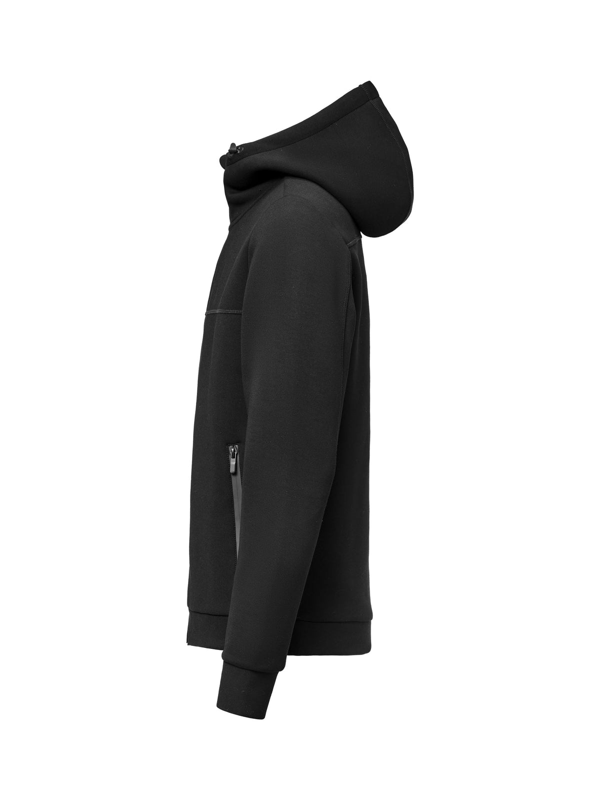 James Harvest Montana Midlayer Schwarz, Seitenansicht links