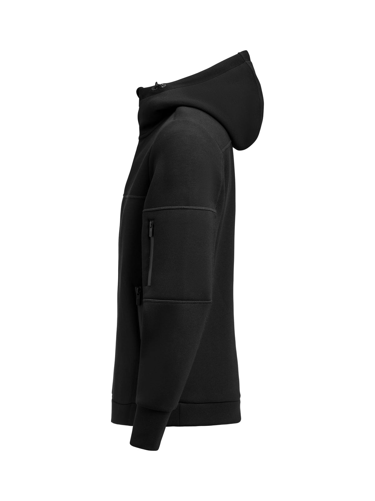 James Harvest Montana Midlayer Schwarz, Seitenansicht links