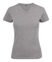 Printer Heavy V-Neck Ladies