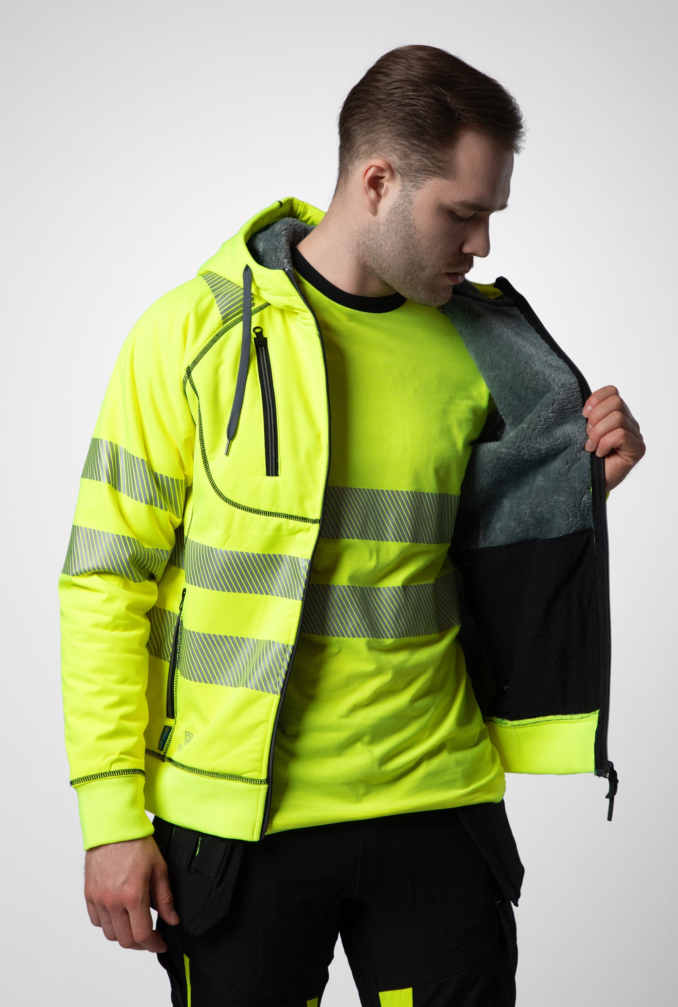 Pro Job - 6130 Kapuzenjacke EN ISO Klasse 3/2