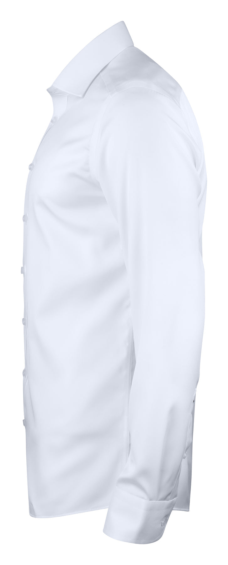 J.Harvest & Frost GB01 Twill Regular Weiss, Seitenansicht links