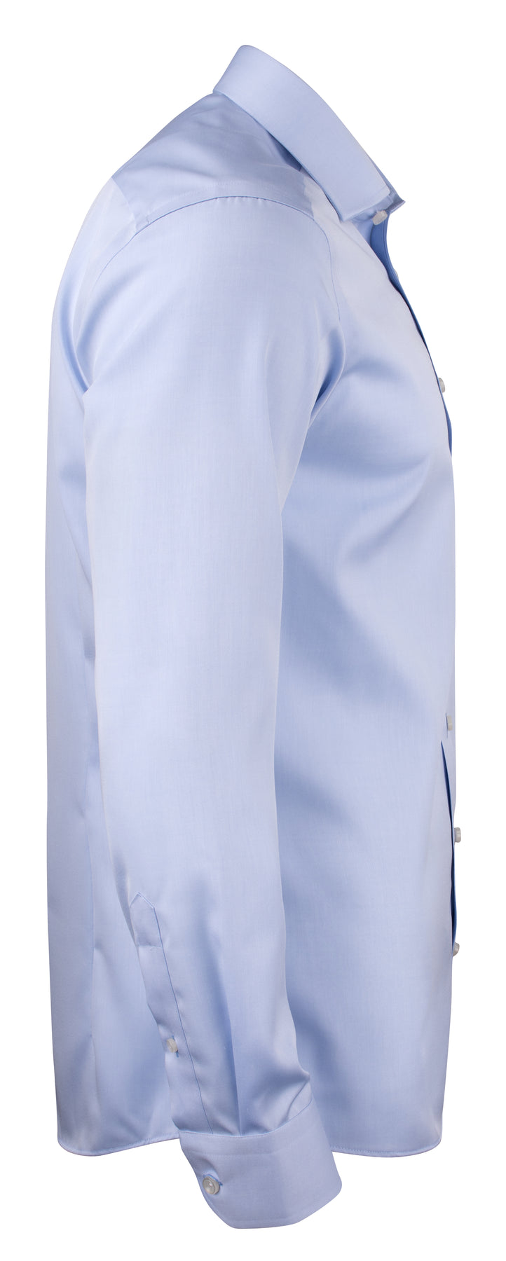 J.Harvest & Frost GB01 Twill Regular Himmelblau, Seitenansicht rechts