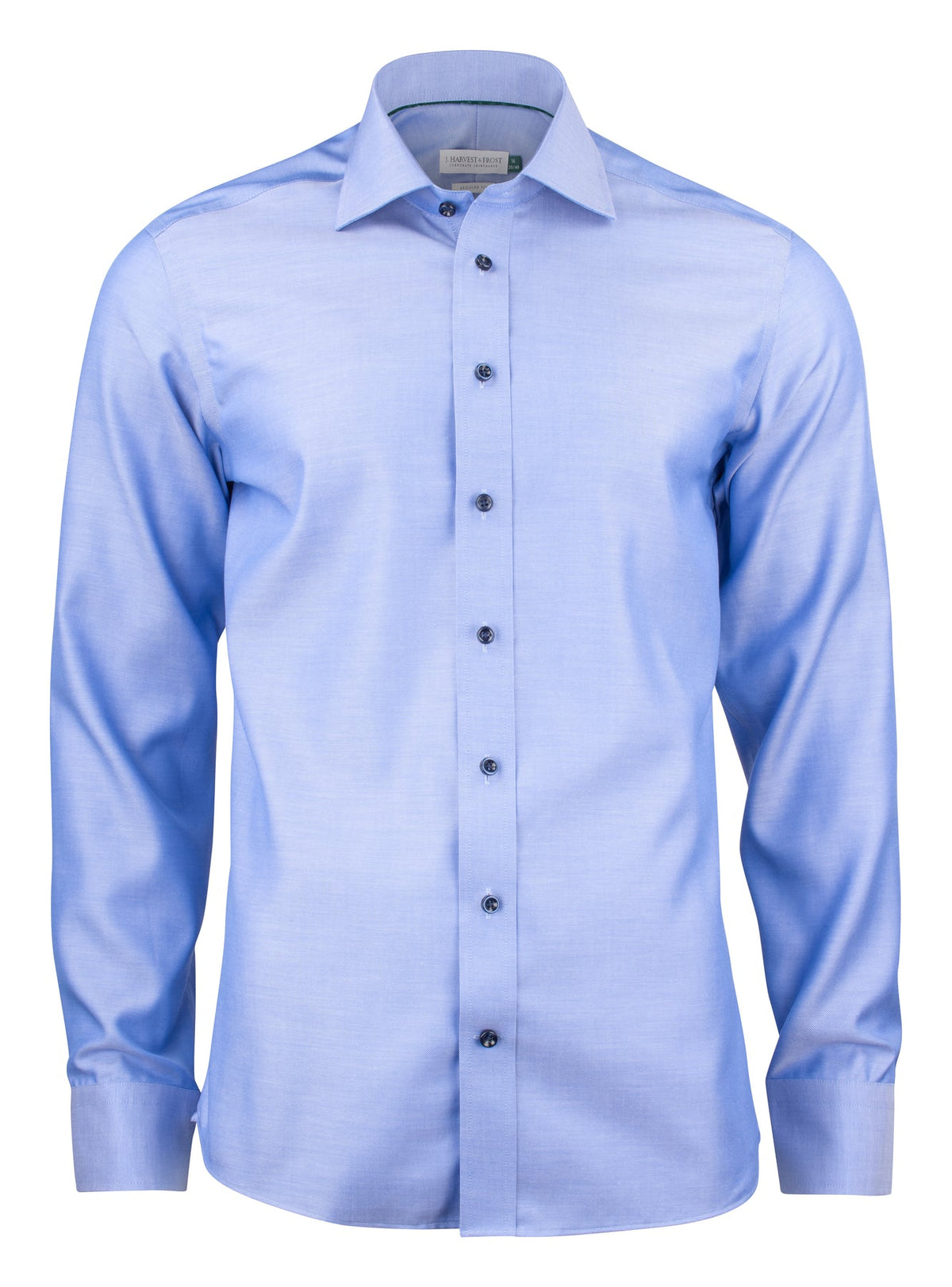 J.Harvest & Frost GB01 Twill Regular Mittelblau, Vorderansicht
