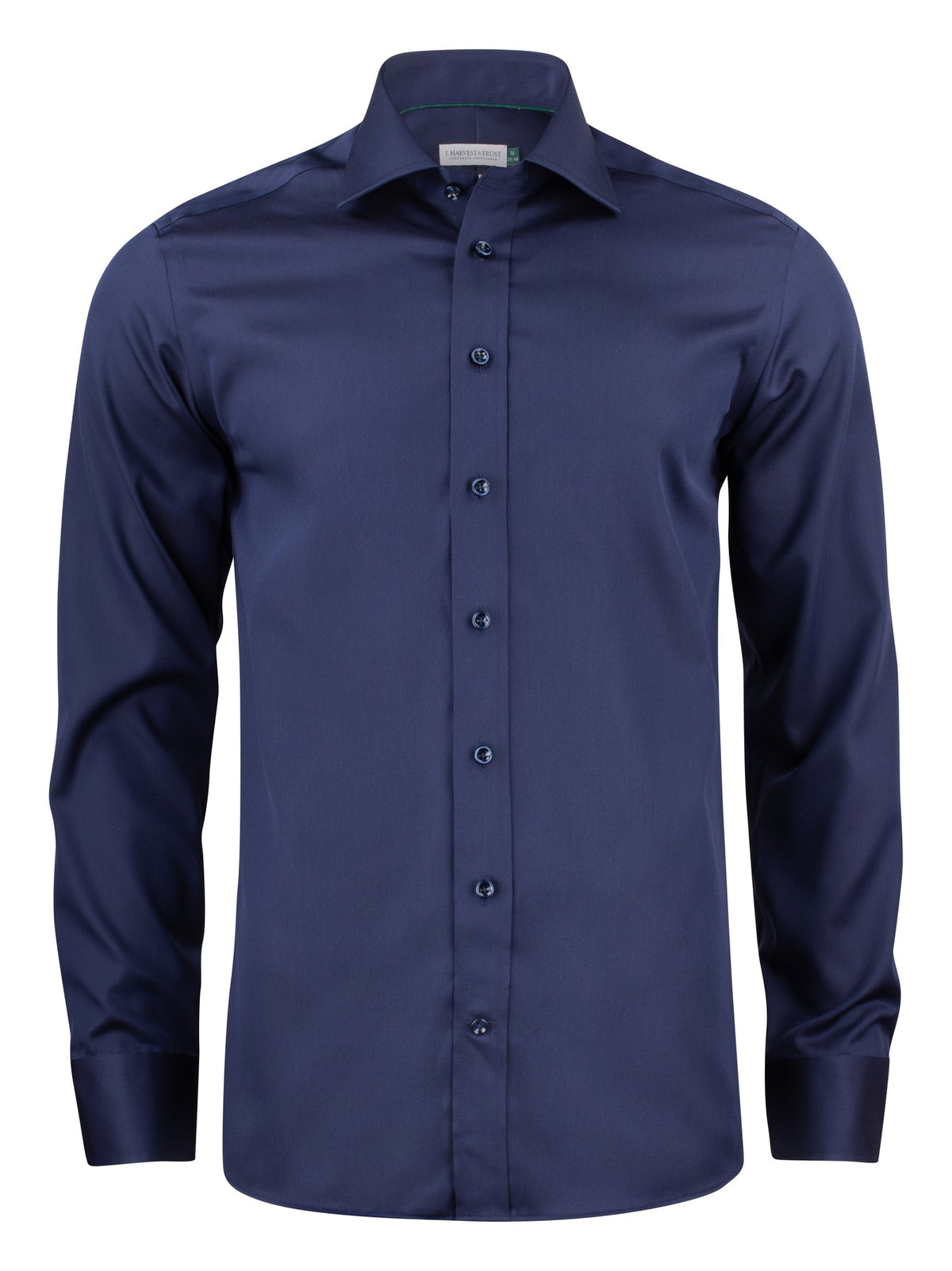 J.Harvest & Frost GB01 Twill Regular Marineblau, Vorderansicht