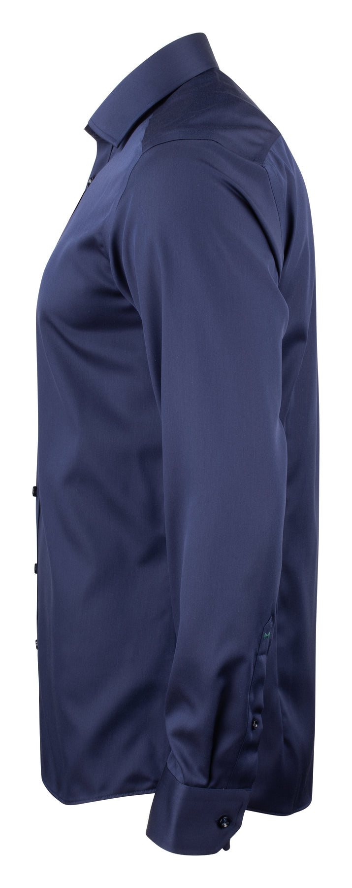J.Harvest & Frost GB01 Twill Regular Marineblau, Seitenansicht links