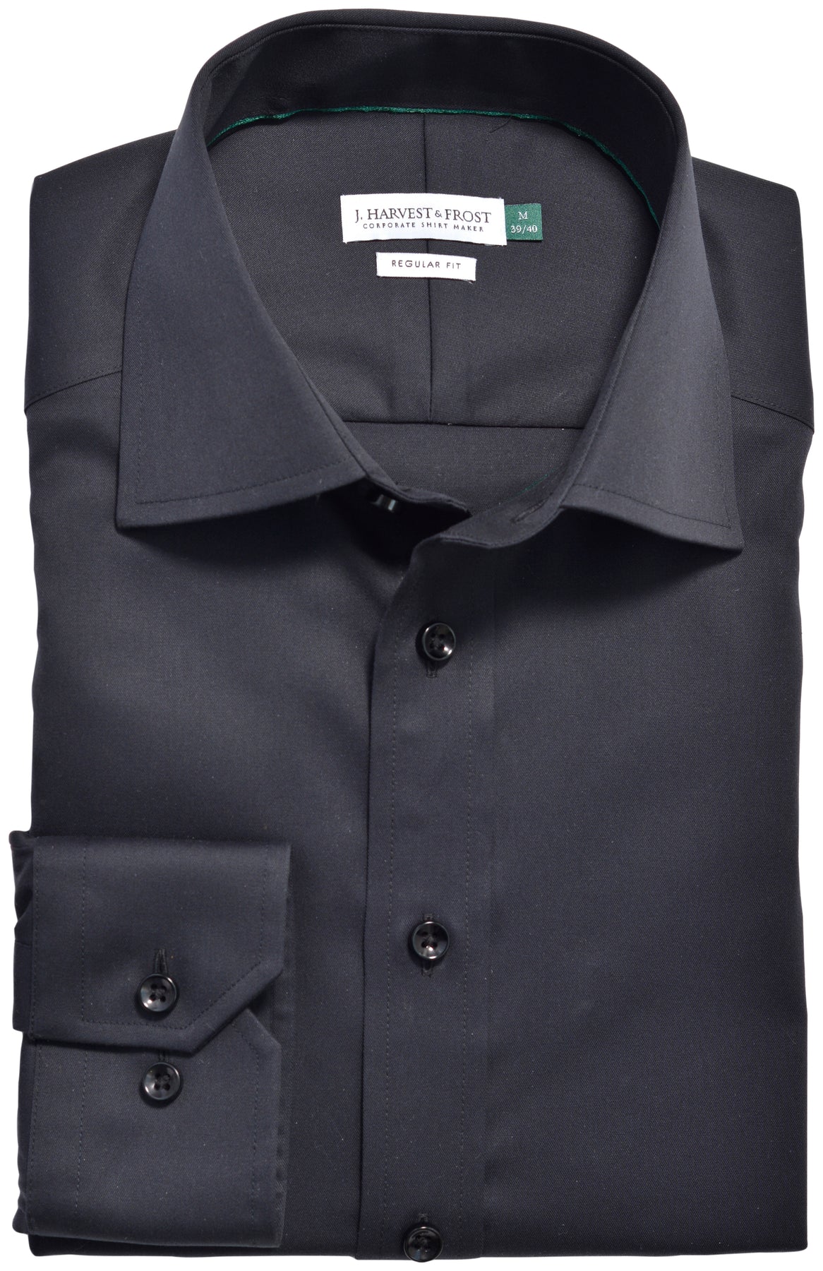 J.Harvest & Frost GB01 Twill Regular Schwarz, Produktansicht