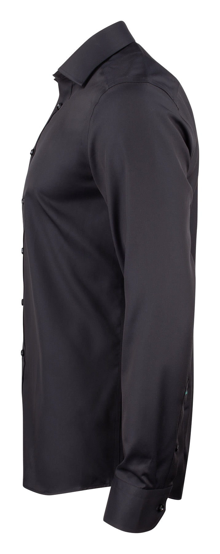 J.Harvest & Frost GB01 Twill Regular Schwarz, Seitenansicht links