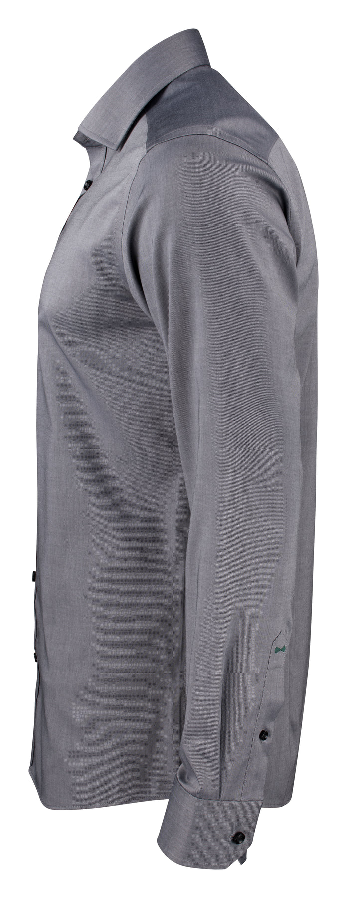 J.Harvest & Frost GB01 Twill Regular Grau, Seitenansicht links