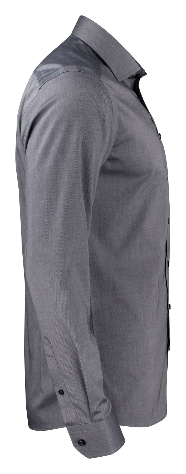 J.Harvest & Frost GB01 Twill Regular Grau, Seitenansicht rechts