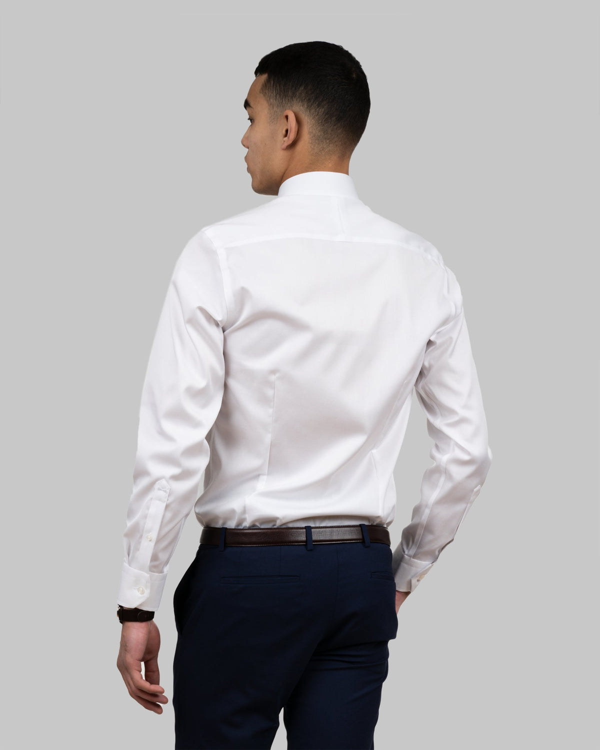 J.Harvest & Frost GB01 Twill Slim Weiss, Produktansicht