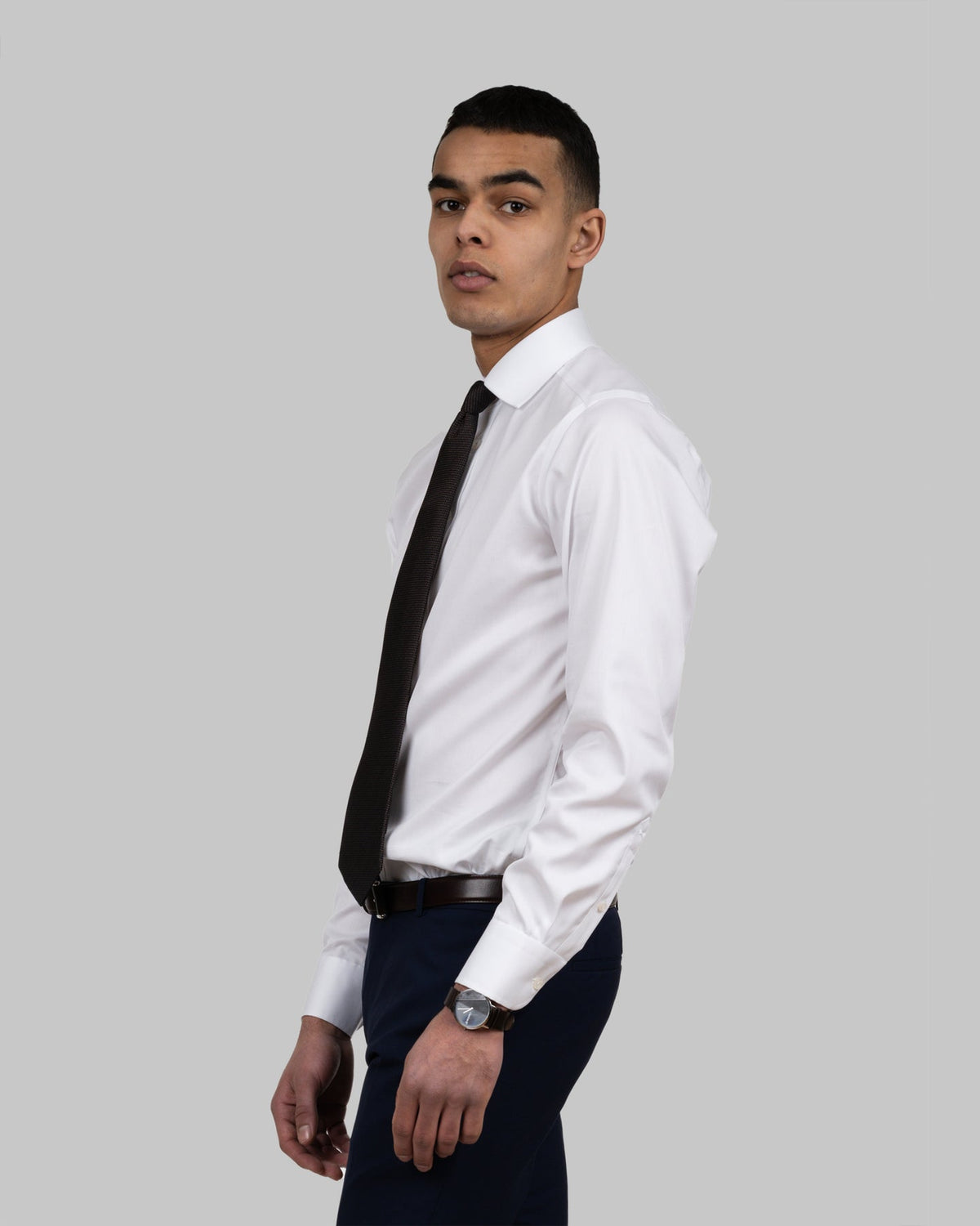 J.Harvest & Frost GB01 Twill Slim Weiss, Produktansicht