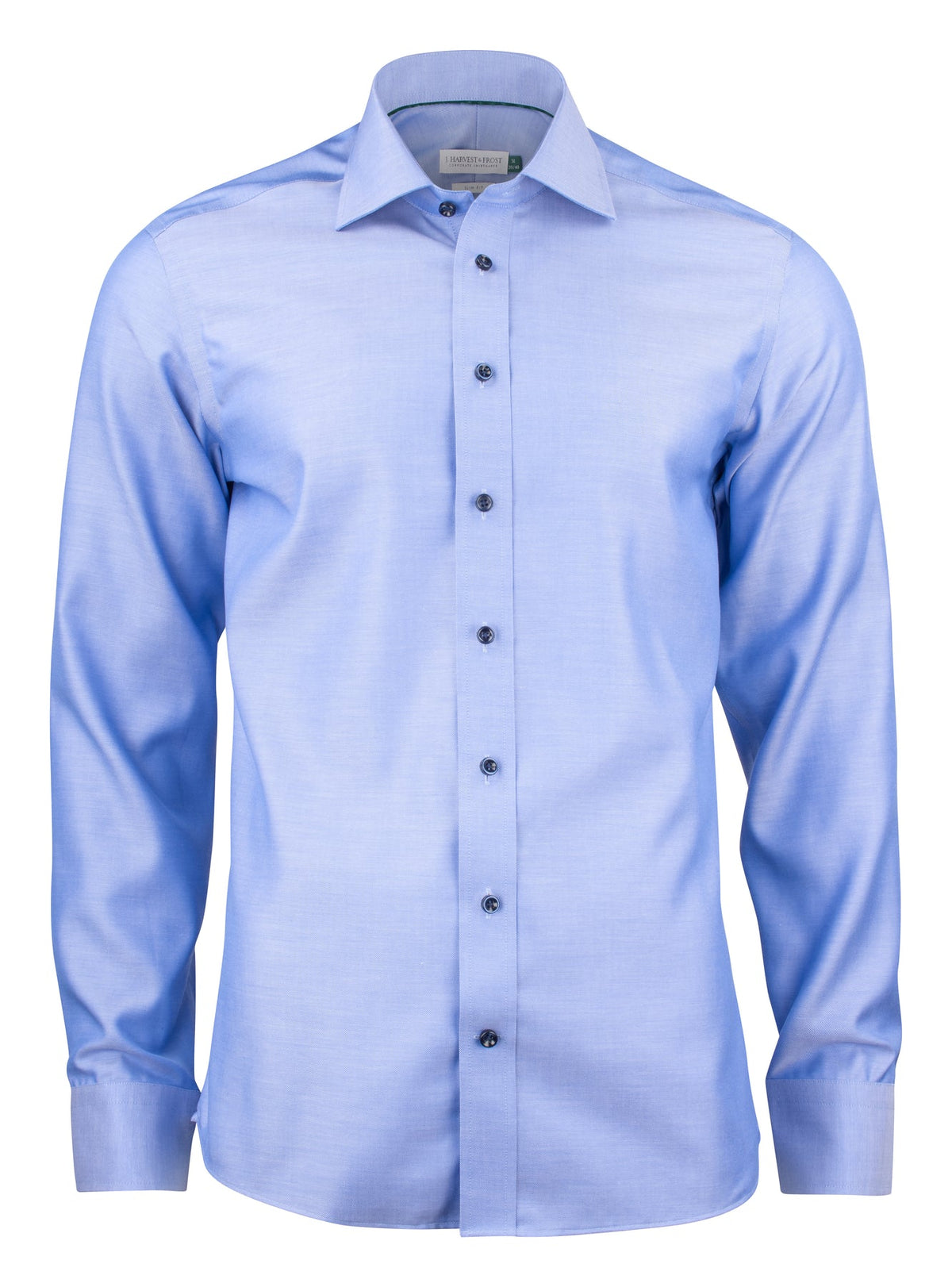 J.Harvest & Frost GB01 Twill Slim Mittelblau, Vorderansicht