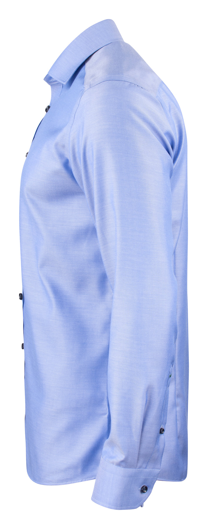 J.Harvest & Frost GB01 Twill Slim Mittelblau, Seitenansicht links