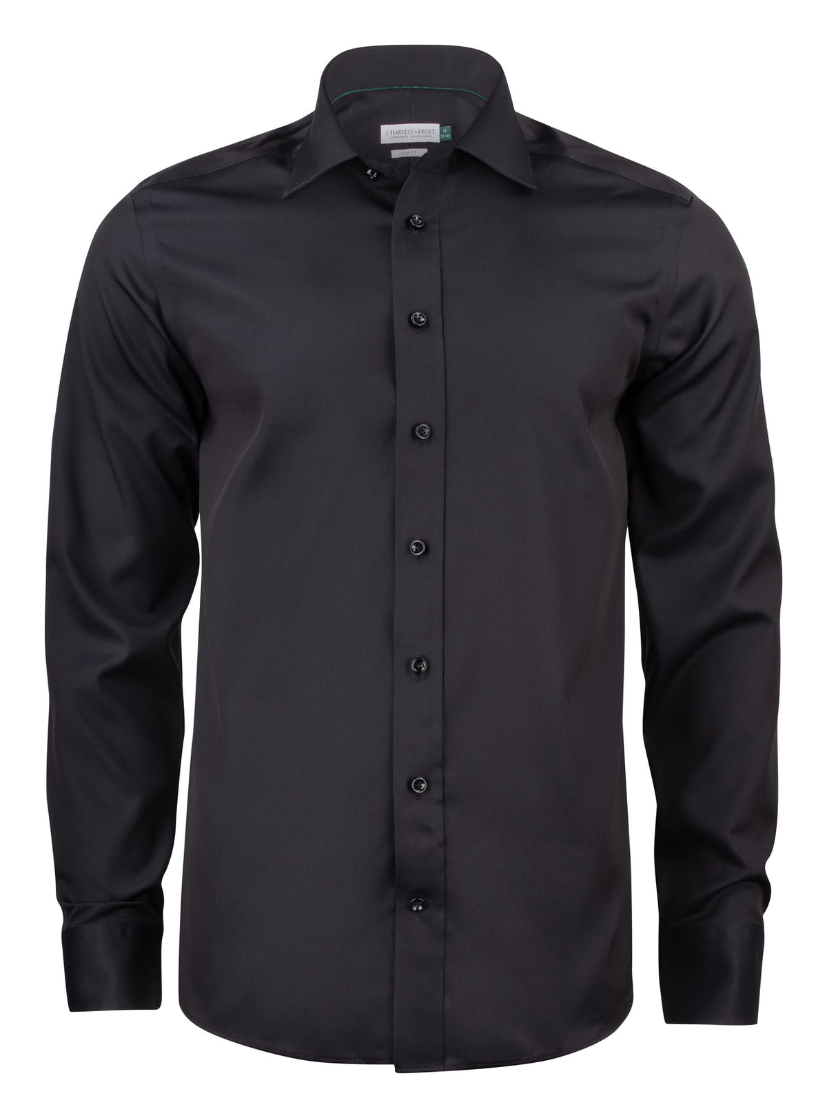 J.Harvest & Frost GB01 Twill Slim Schwarz, Vorderansicht