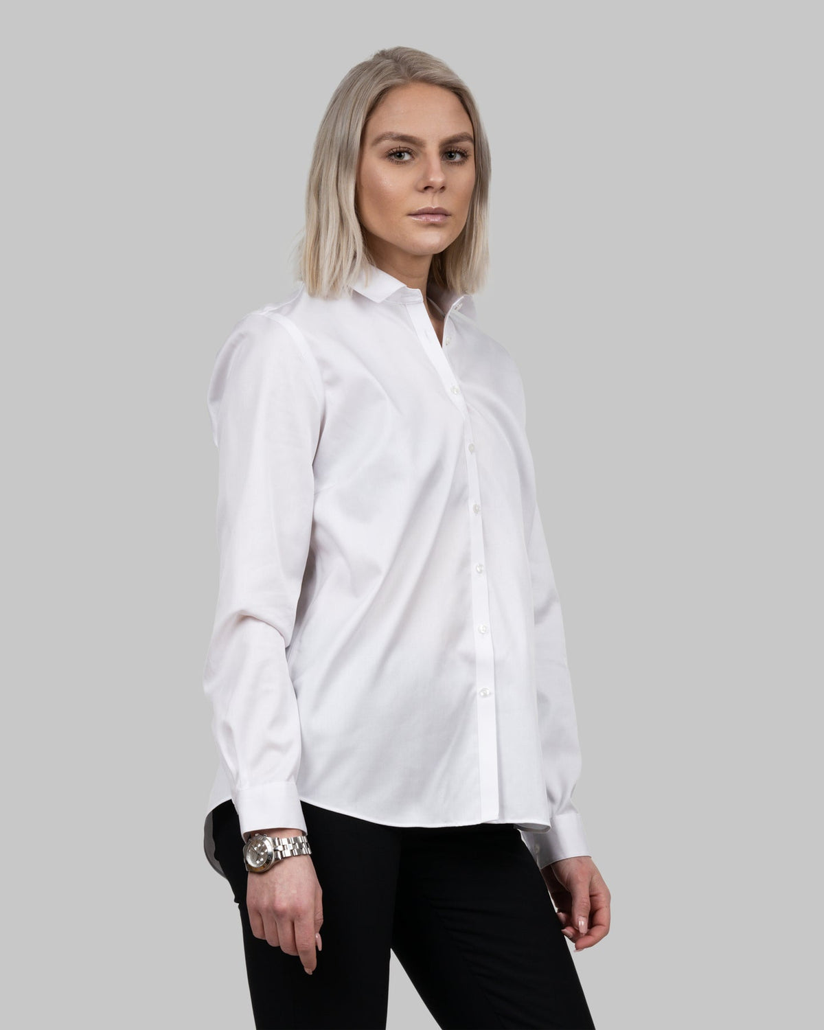 J.Harvest & Frost GB01 Twill Relaxed Woman Weiss, Produktansicht