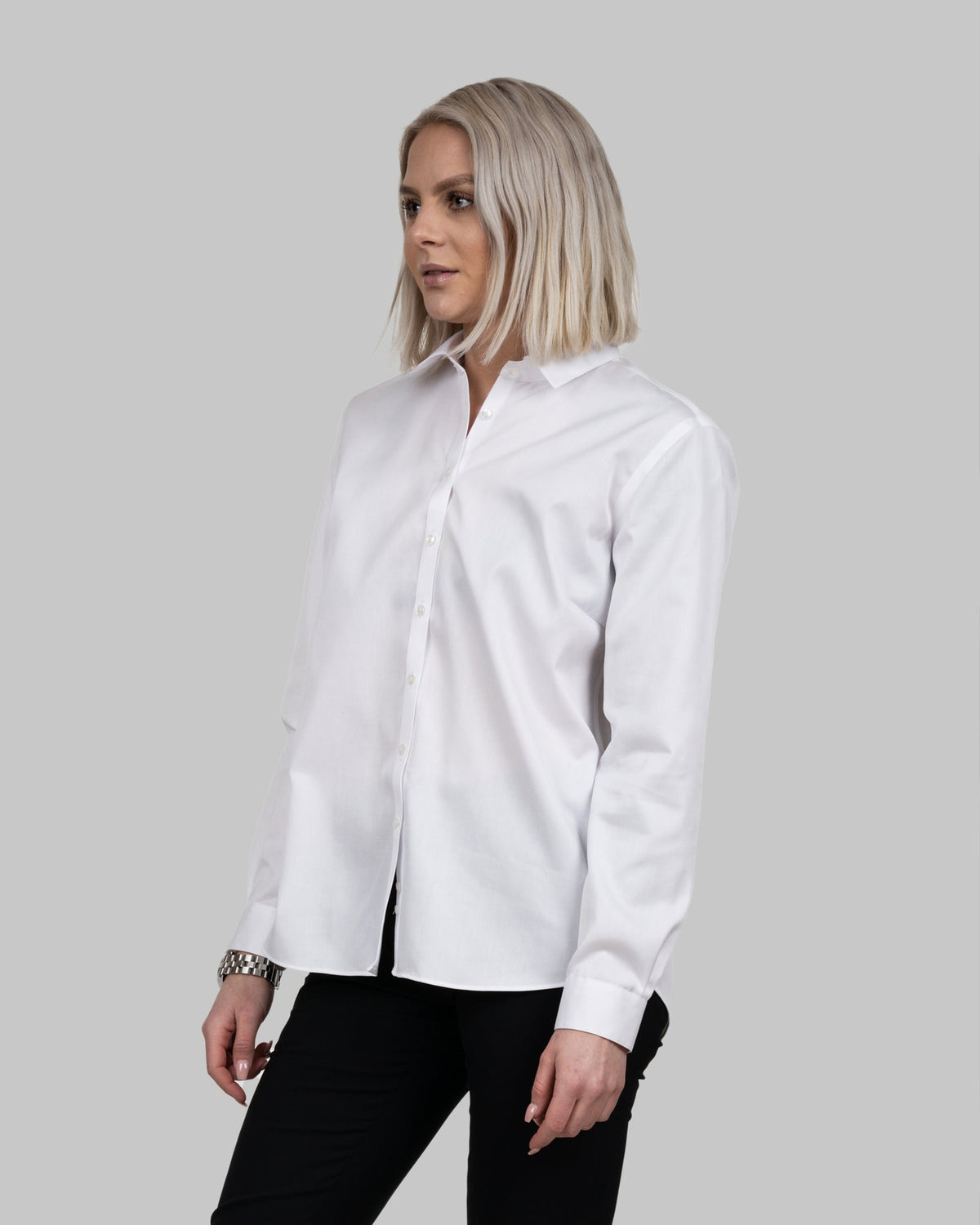 J.Harvest & Frost GB01 Twill Relaxed Woman Weiss, Produktansicht
