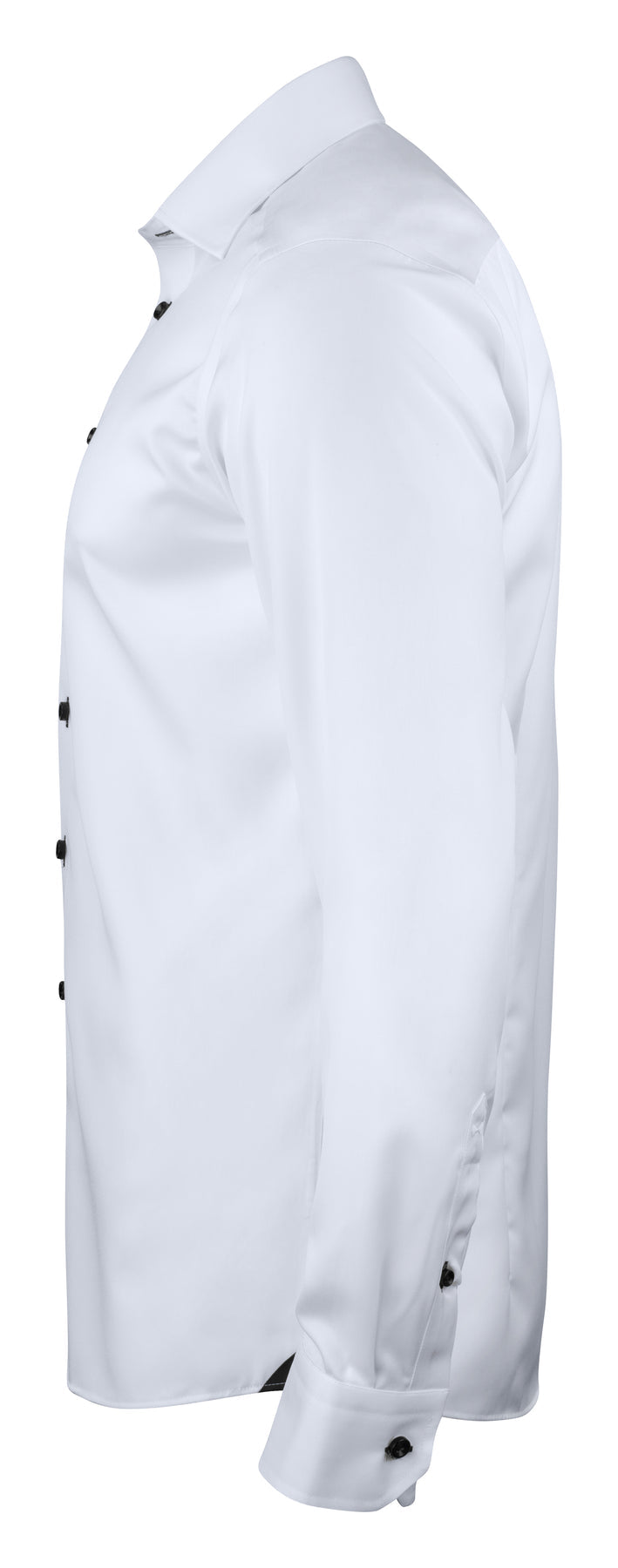 J.Harvest & Frost RB20 Twill Regular Weiss/Schwarz, Seitenansicht links