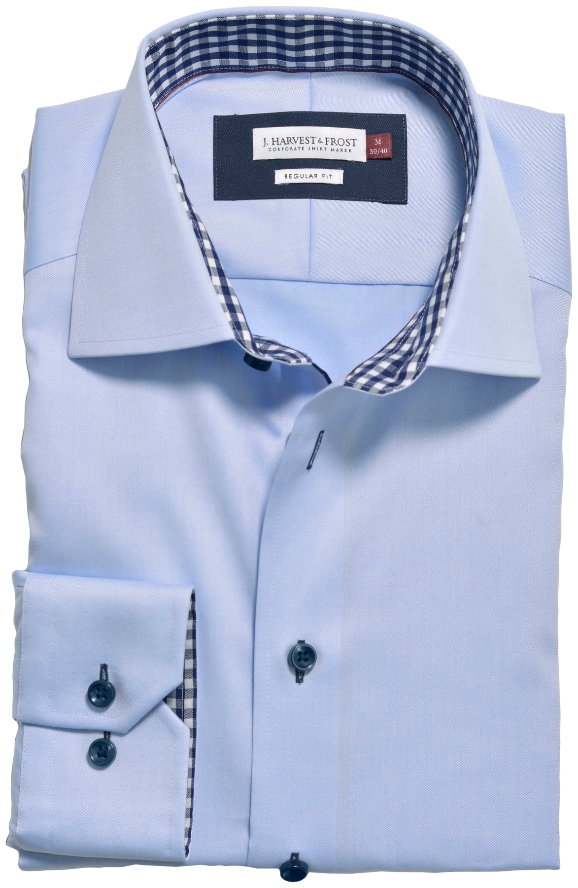 J.Harvest & Frost RB20 Twill Regular Himmelblau, Produktansicht