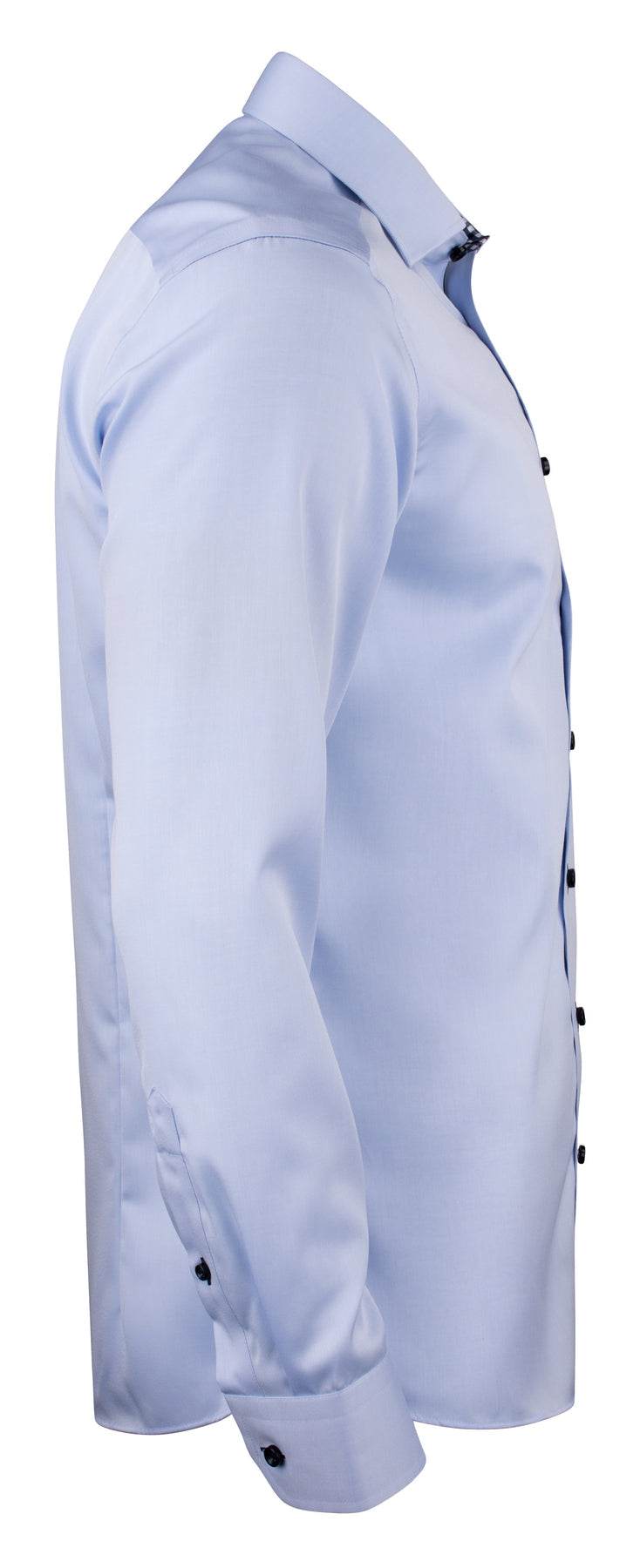 J.Harvest & Frost RB20 Twill Regular Himmelblau, Seitenansicht rechts