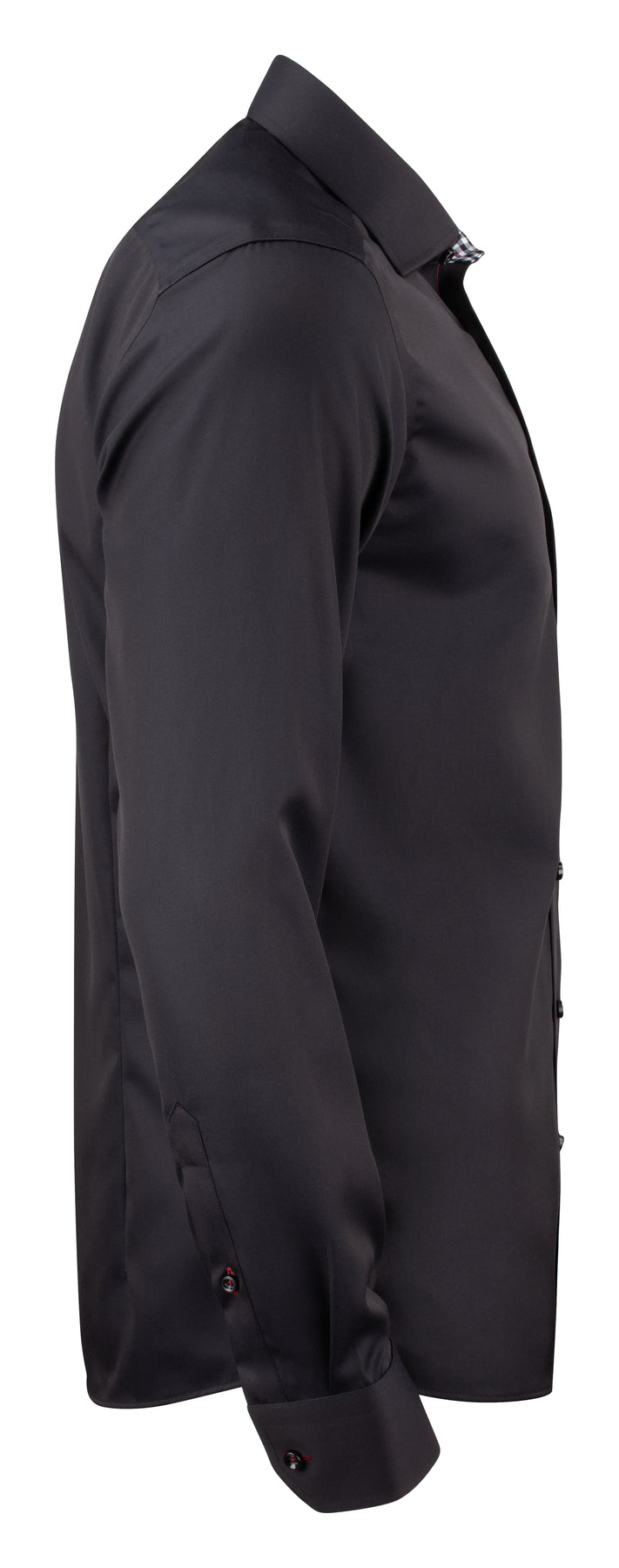 J.Harvest & Frost RB20 Twill Regular Schwarz/Rot, Seitenansicht rechts