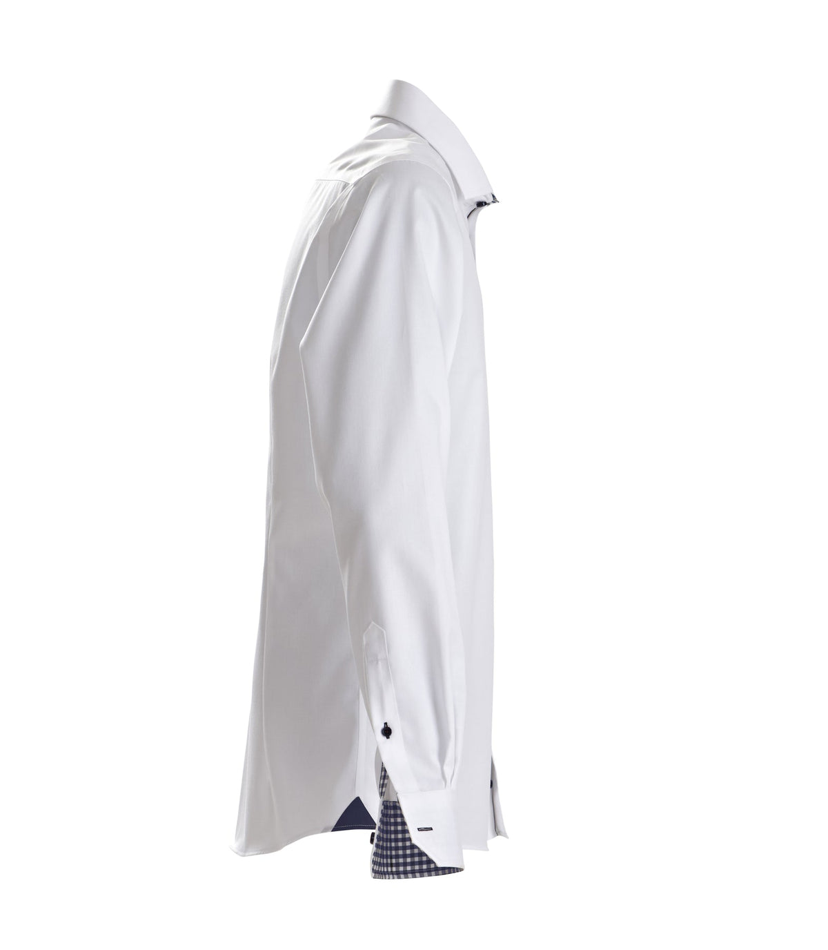 J.Harvest & Frost RB20 Twill Slim Weiss/Marineblau, Seitenansicht rechts