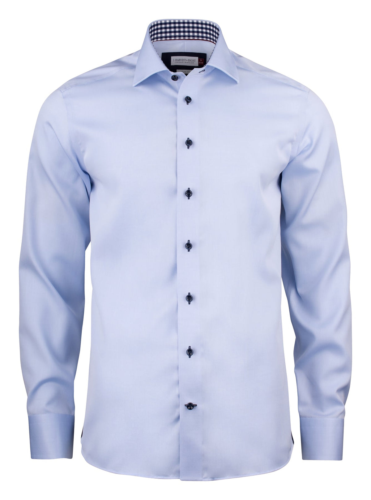 J.Harvest & Frost RB20 Twill Slim Himmelblau, Vorderansicht