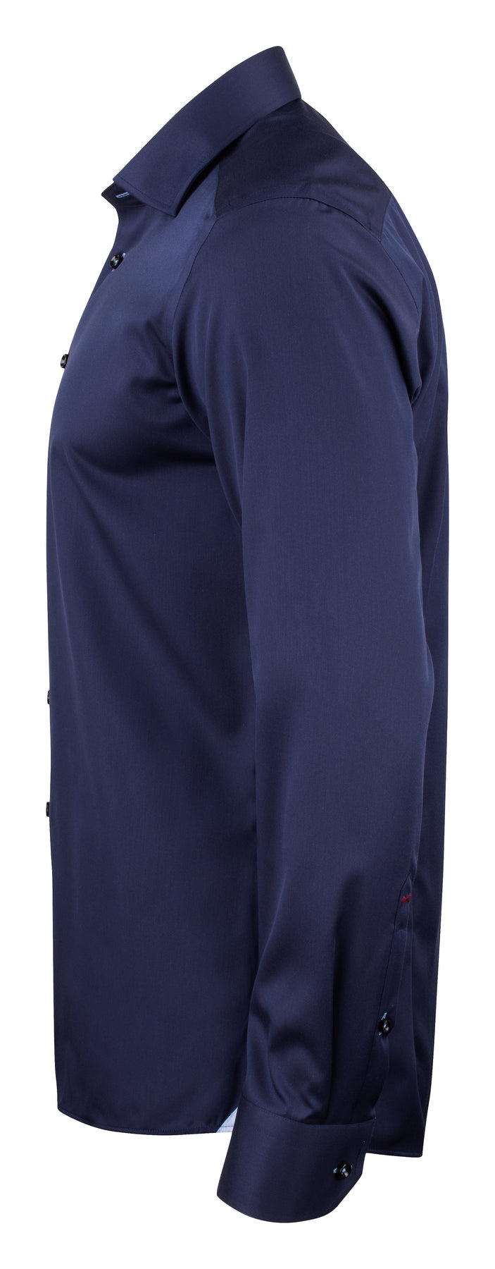 J.Harvest & Frost RB20 Twill Regular Marineblau/Himmelblau, Seitenansicht links