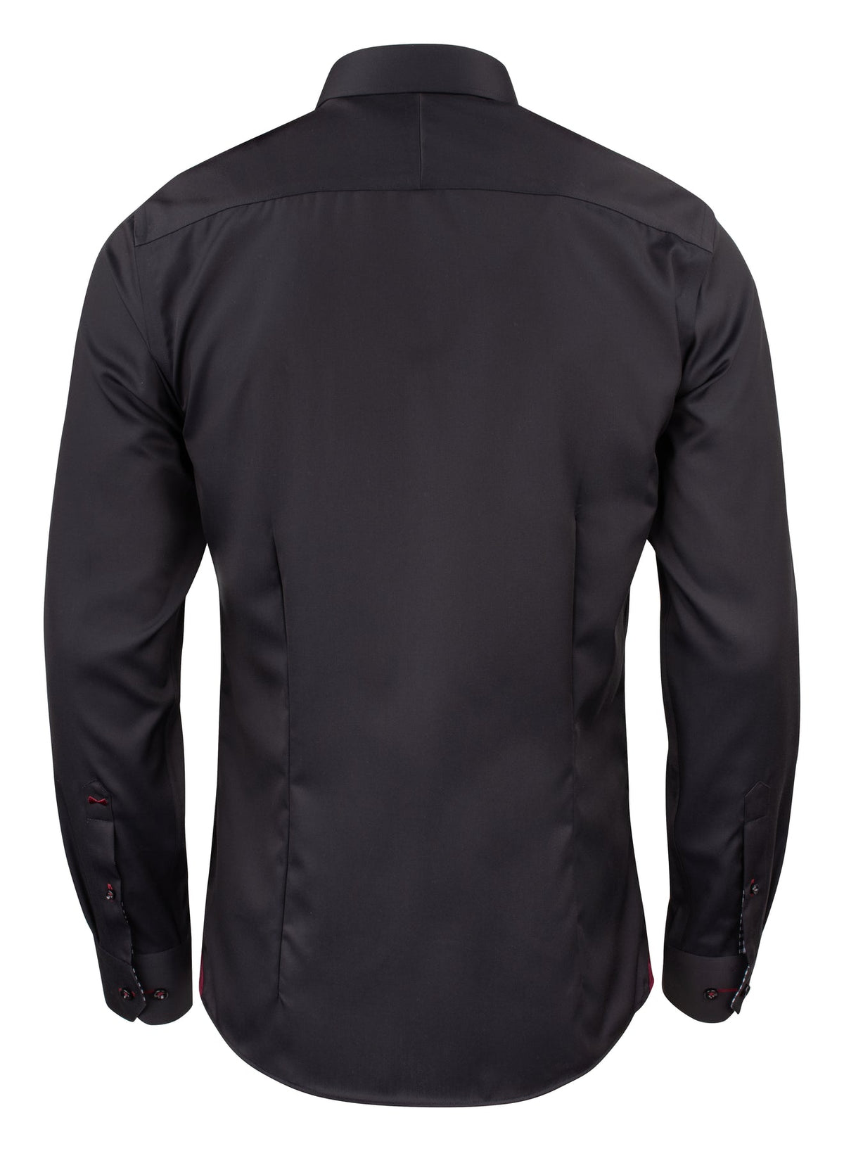 J.Harvest & Frost RB20 Twill Slim Schwarz/Rot, Rückansicht