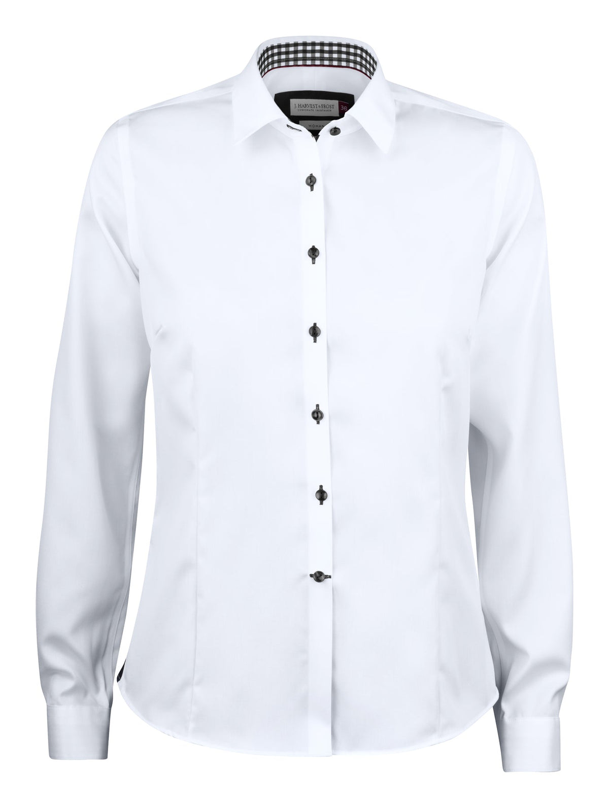 J.Harvest & Frost RB20 Twill Woman Weiss/Schwarz, Vorderansicht